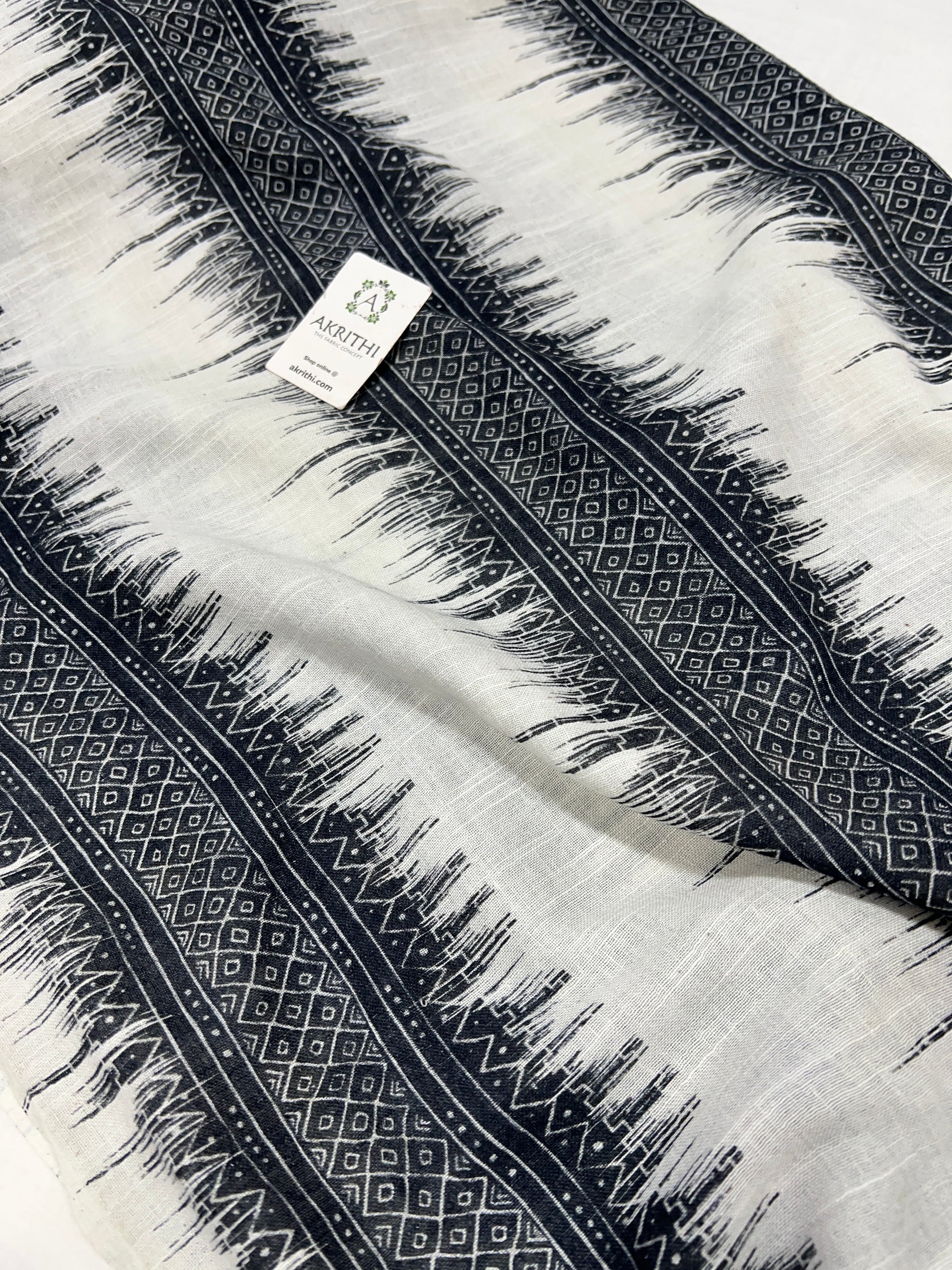 Digital Printed pure linen twill cotton fabric