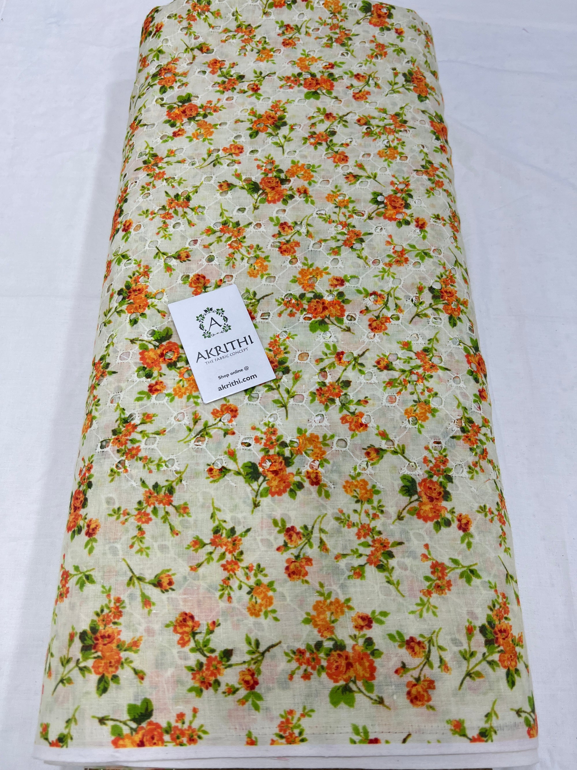 Printed Hakoba cotton fabric