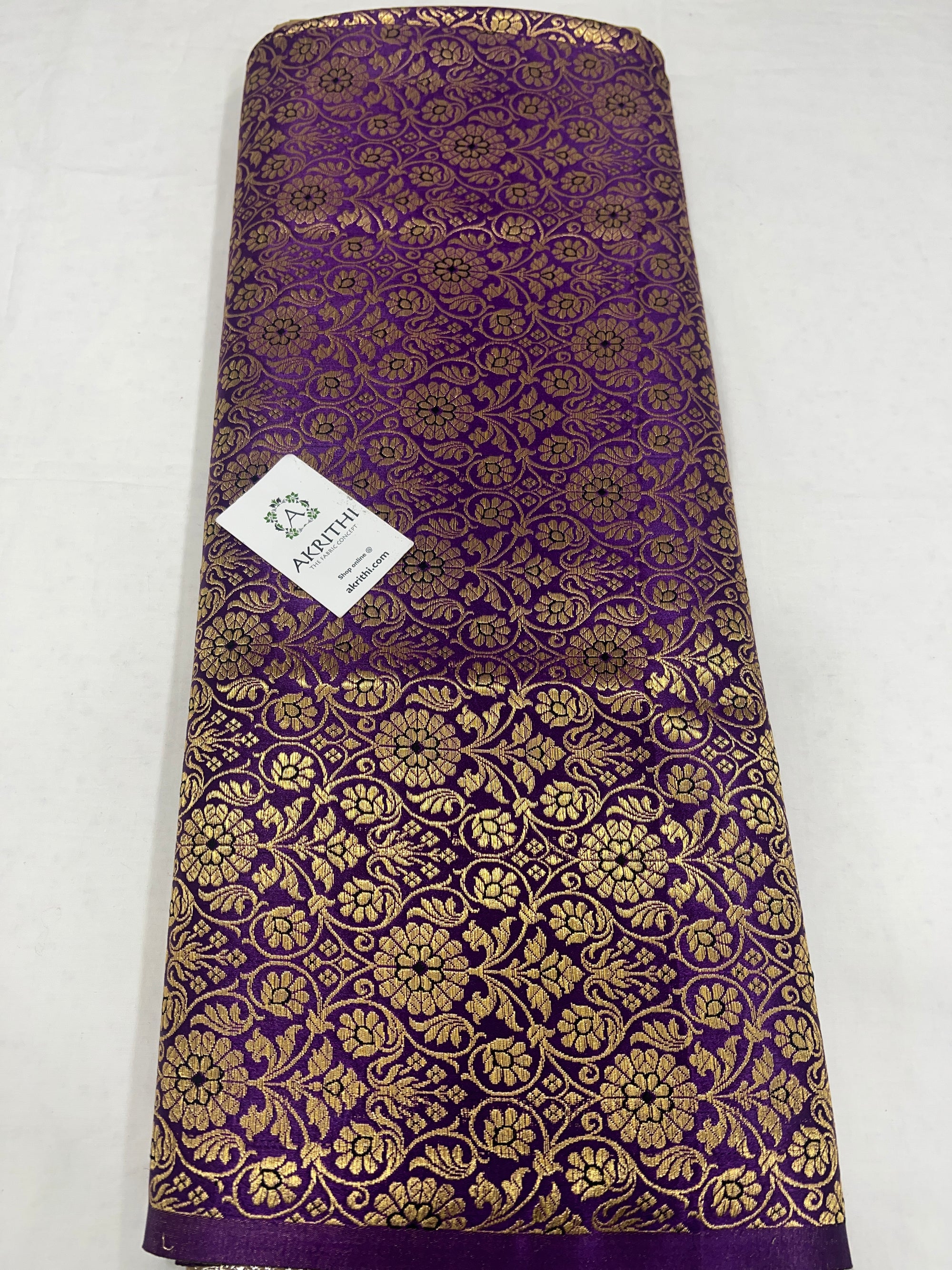 Banarasi brocade fabric 80 cms cut