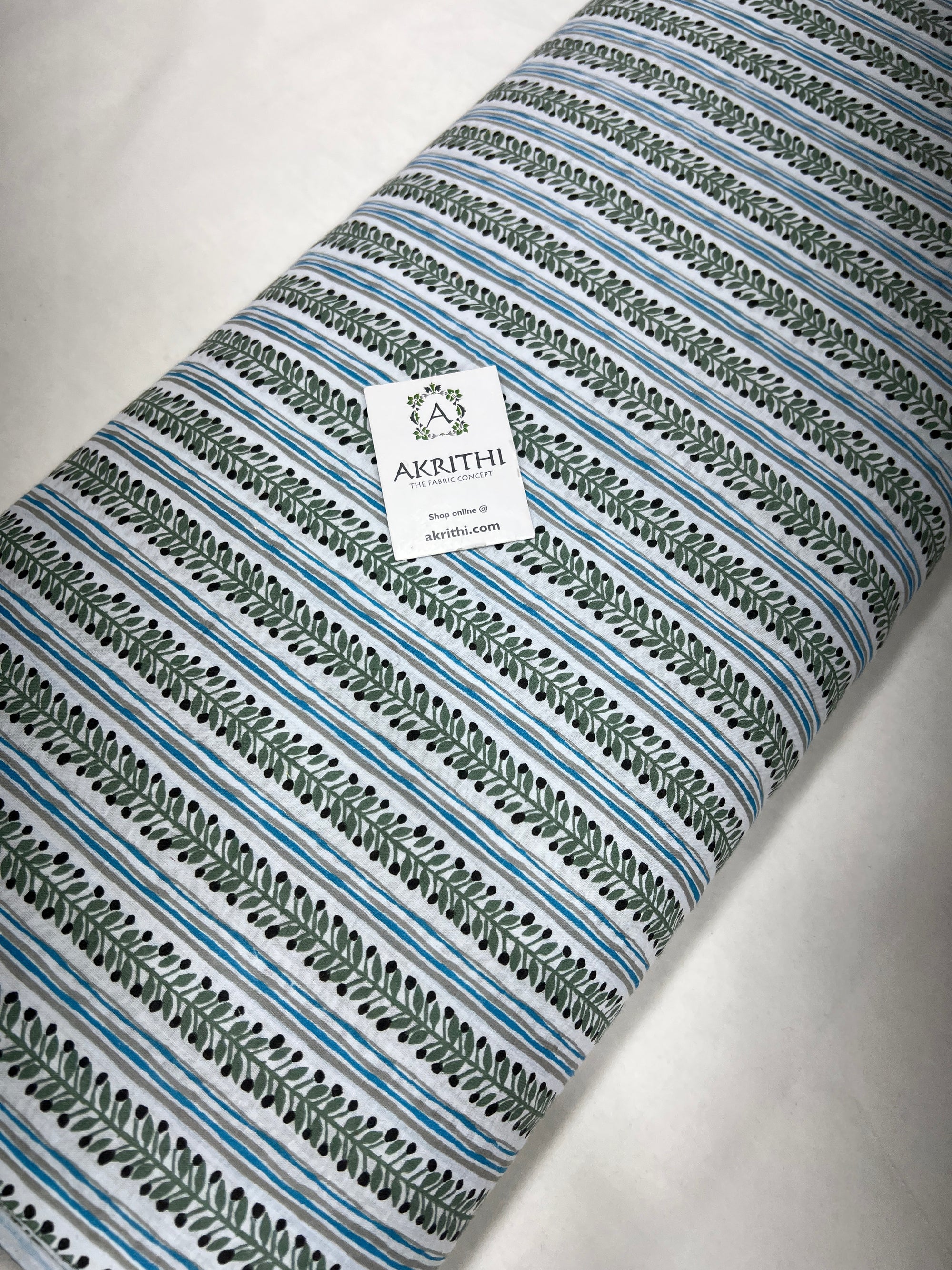 Printed pure cotton fabric