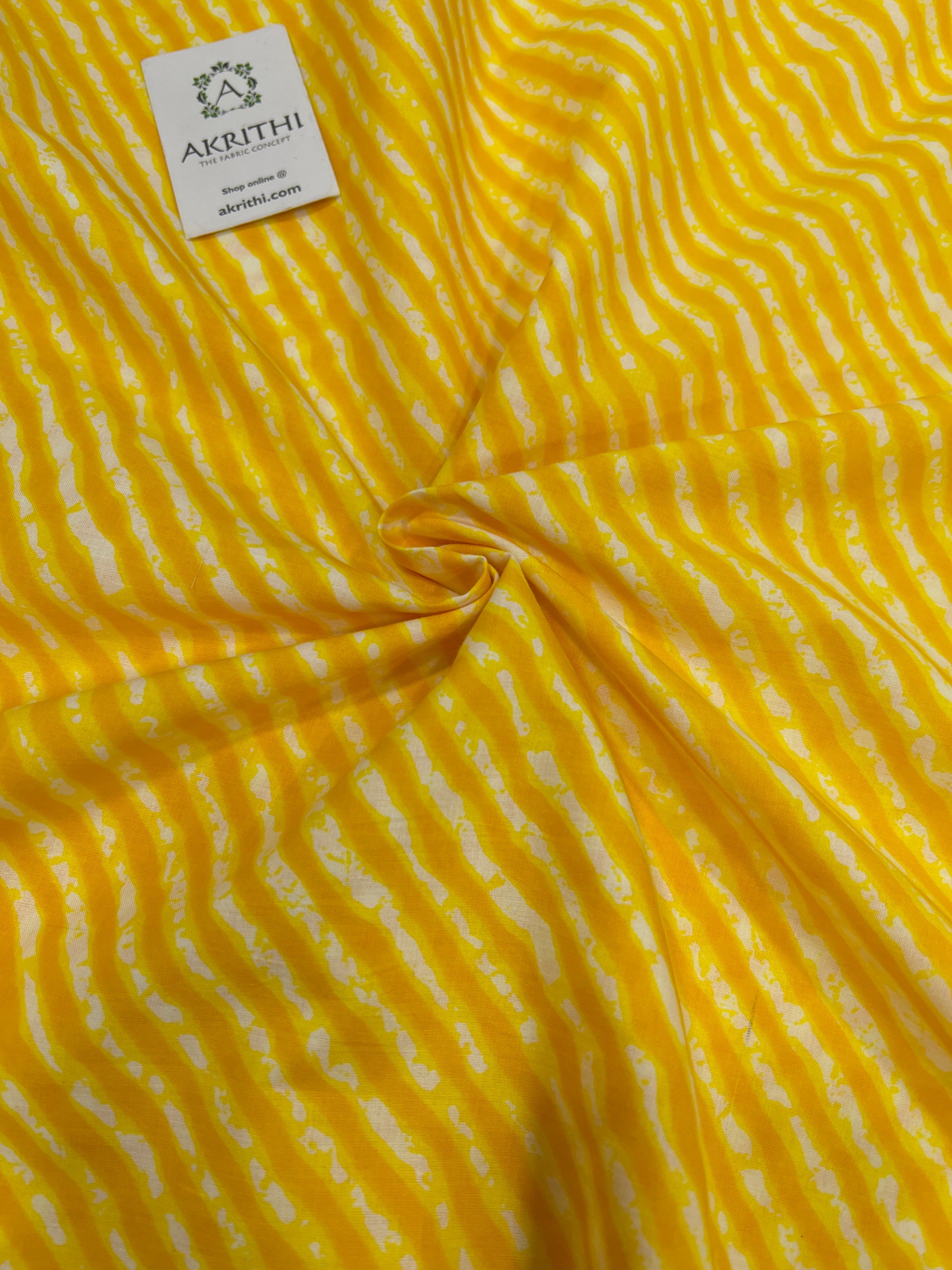 Leheriya Printed pure cotton fabric