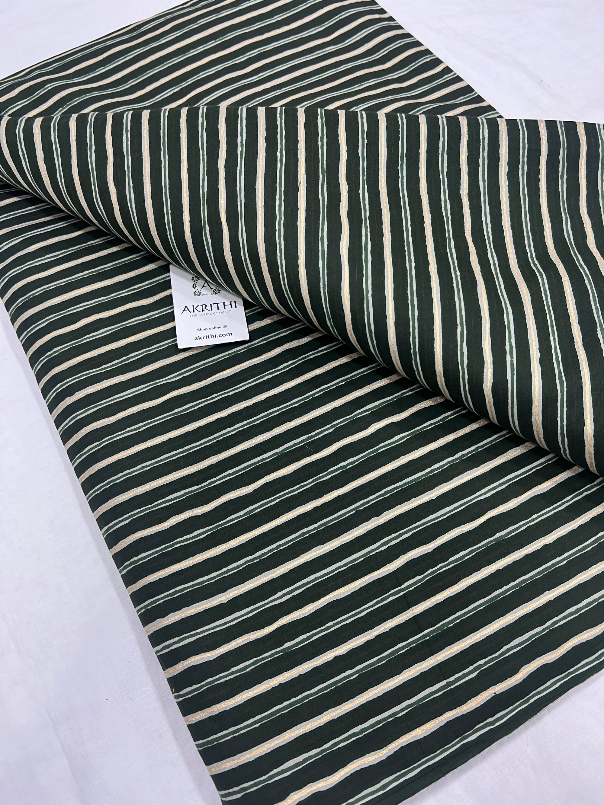 Printed pure cotton fabric