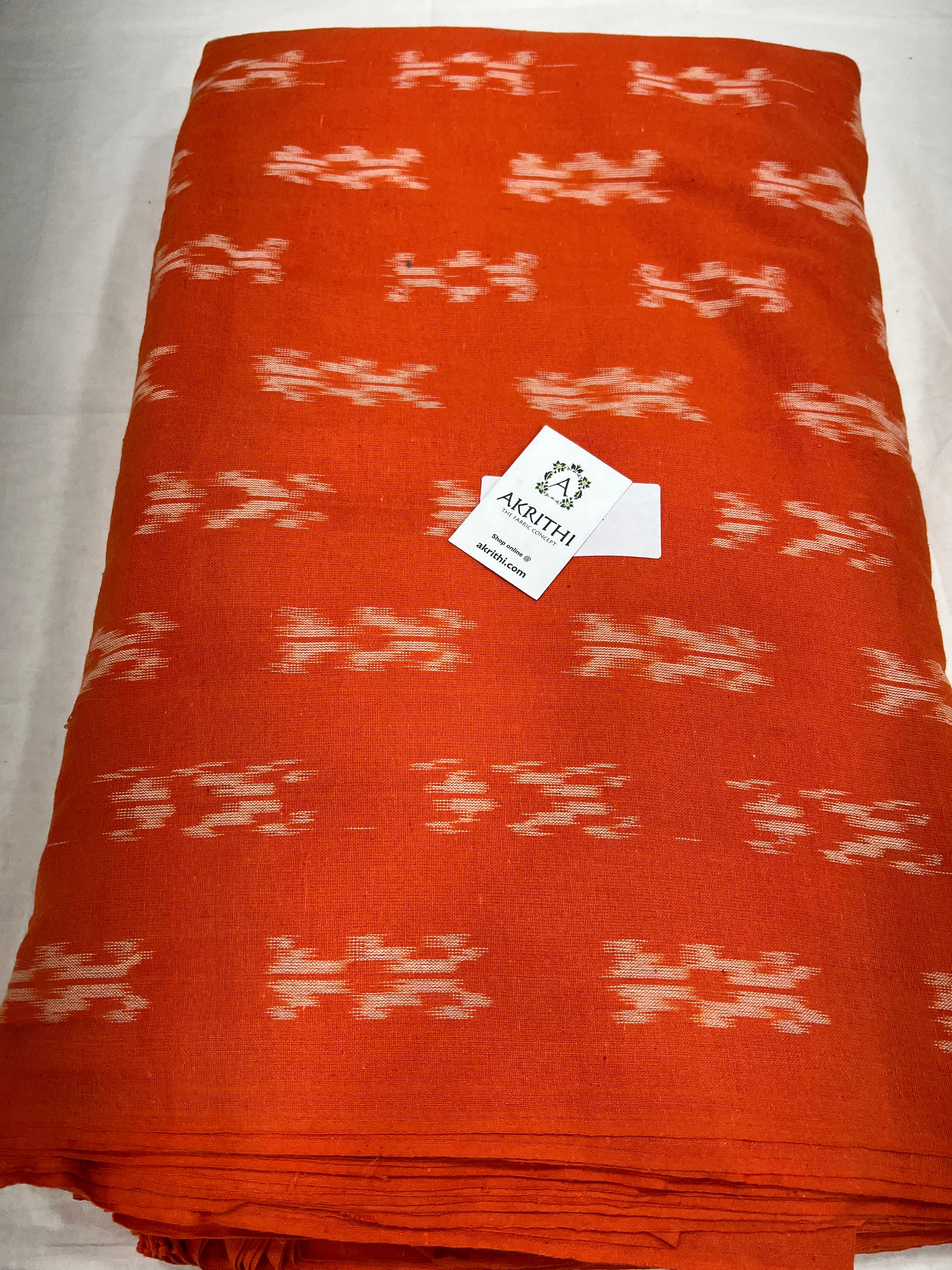 Handloom Ikat pure cotton fabric
