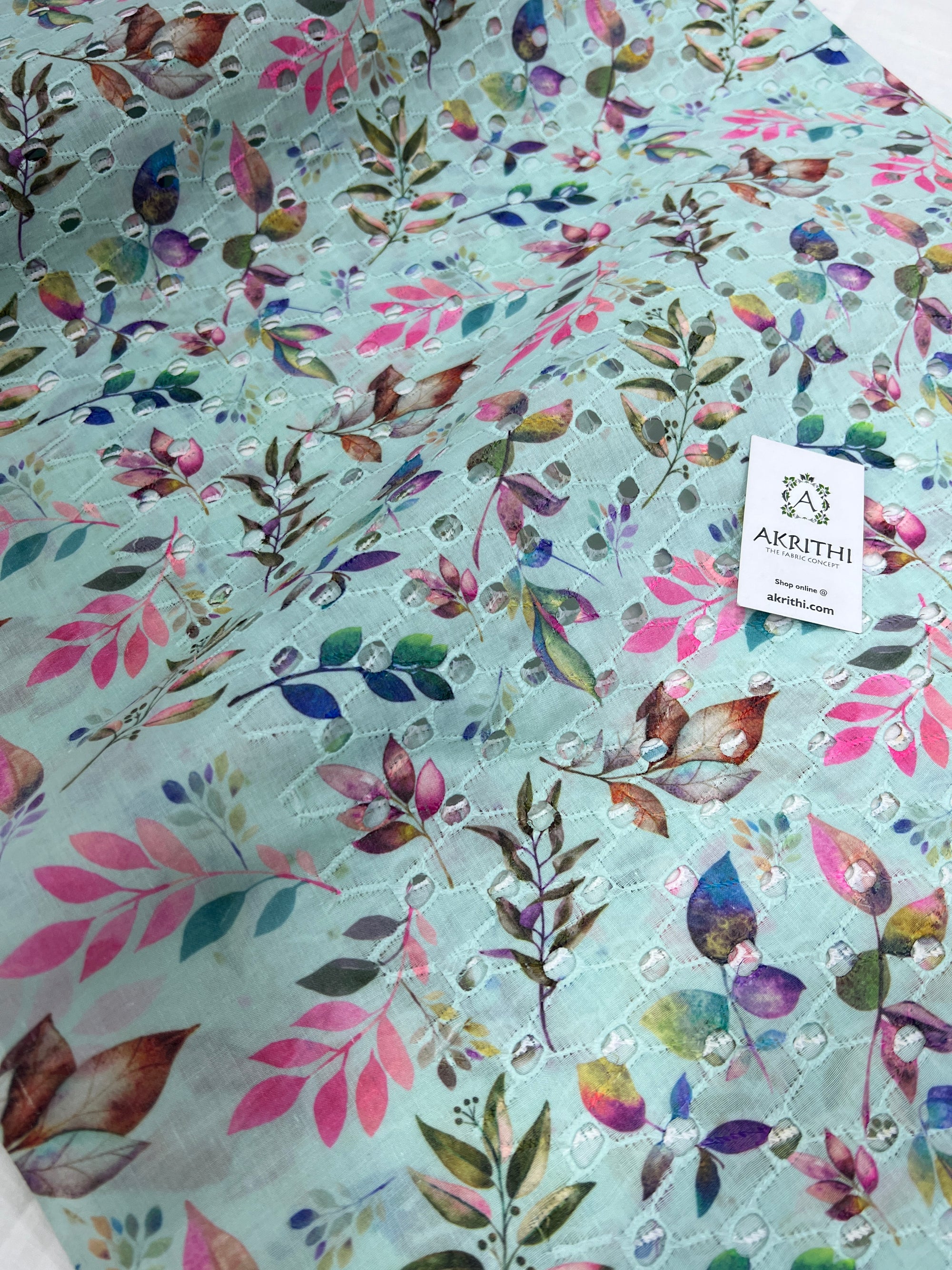 Printed Hakoba cotton fabric