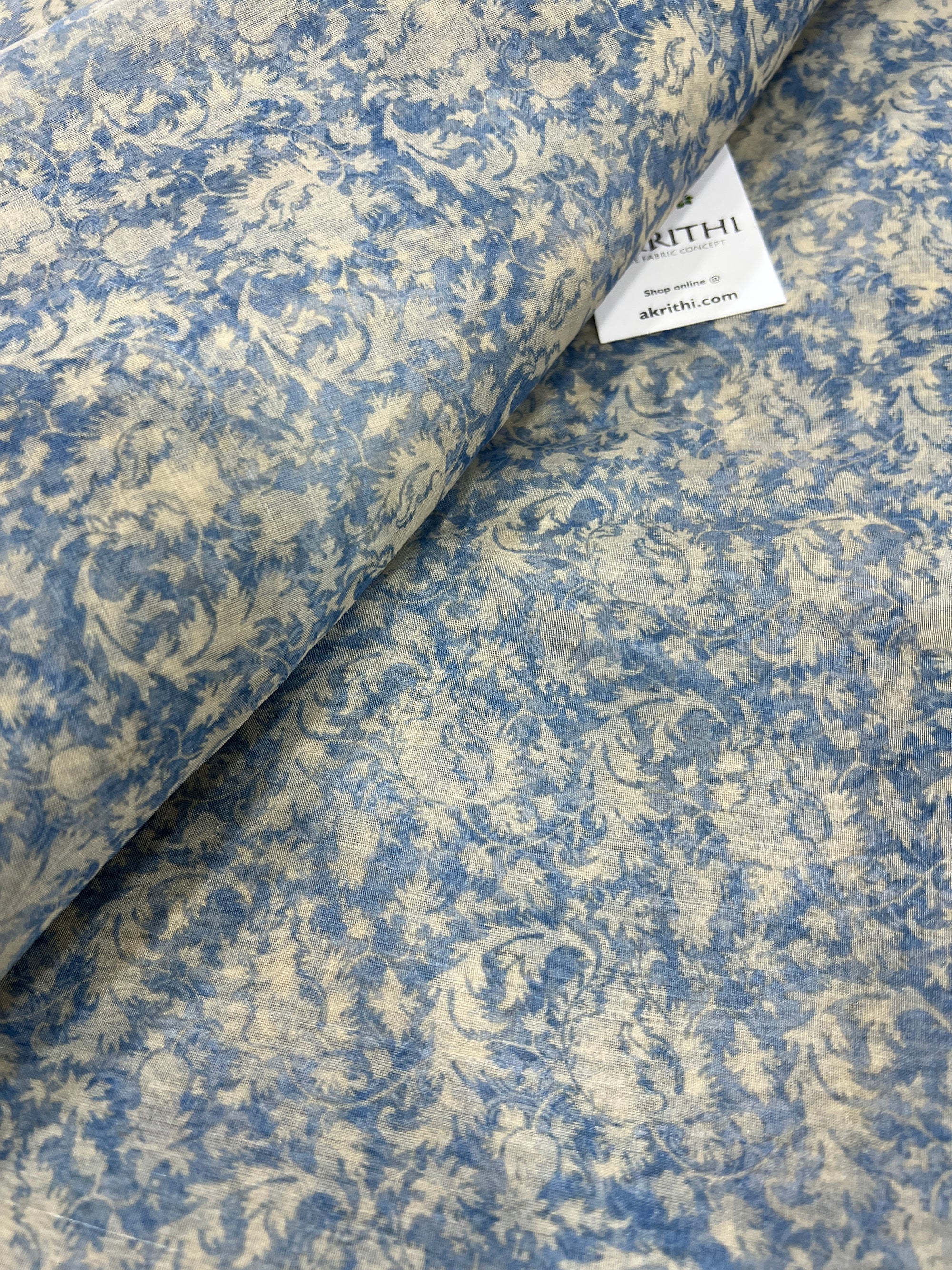 Printed organza fabric