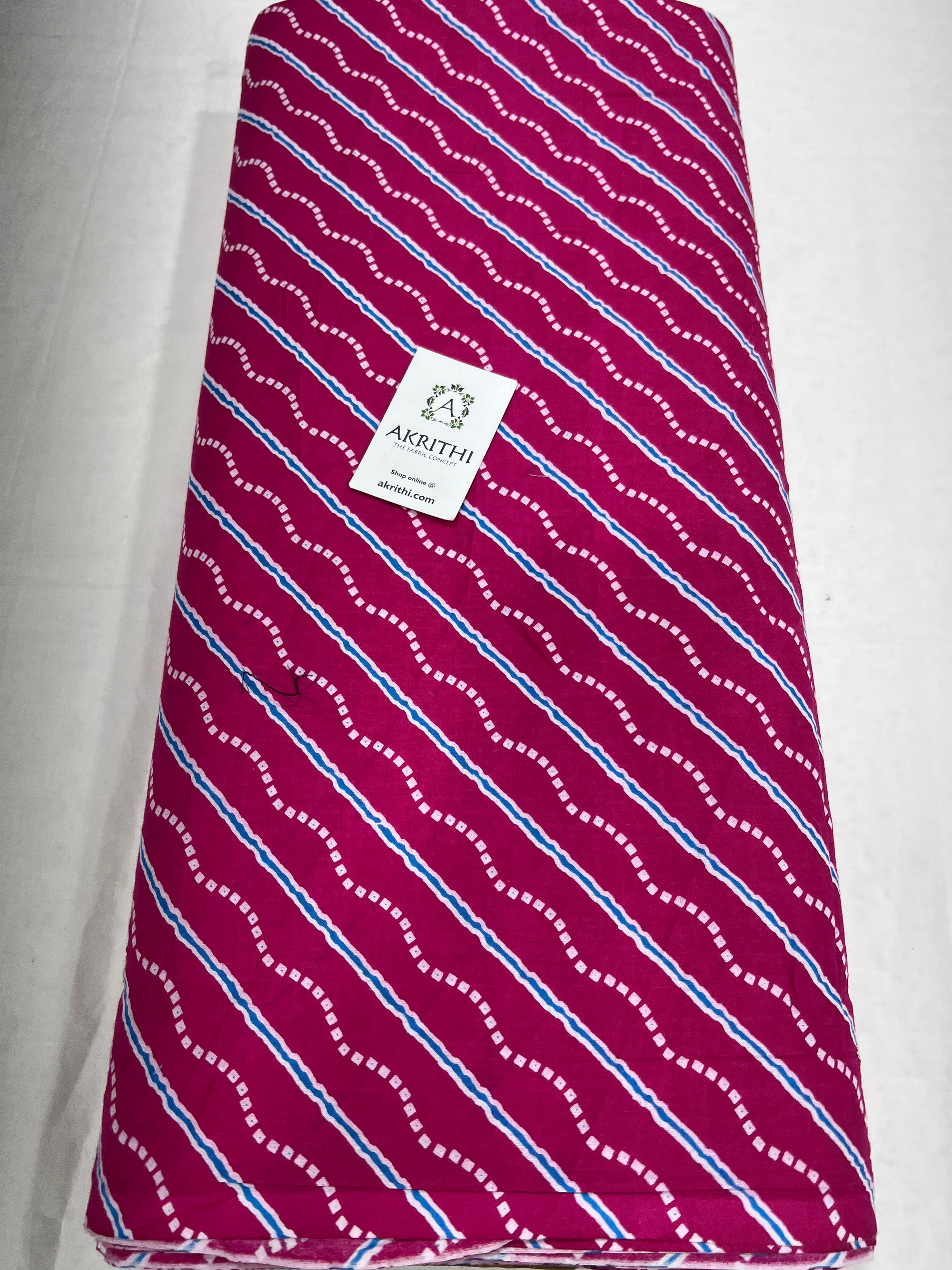 Printed pure cotton fabric