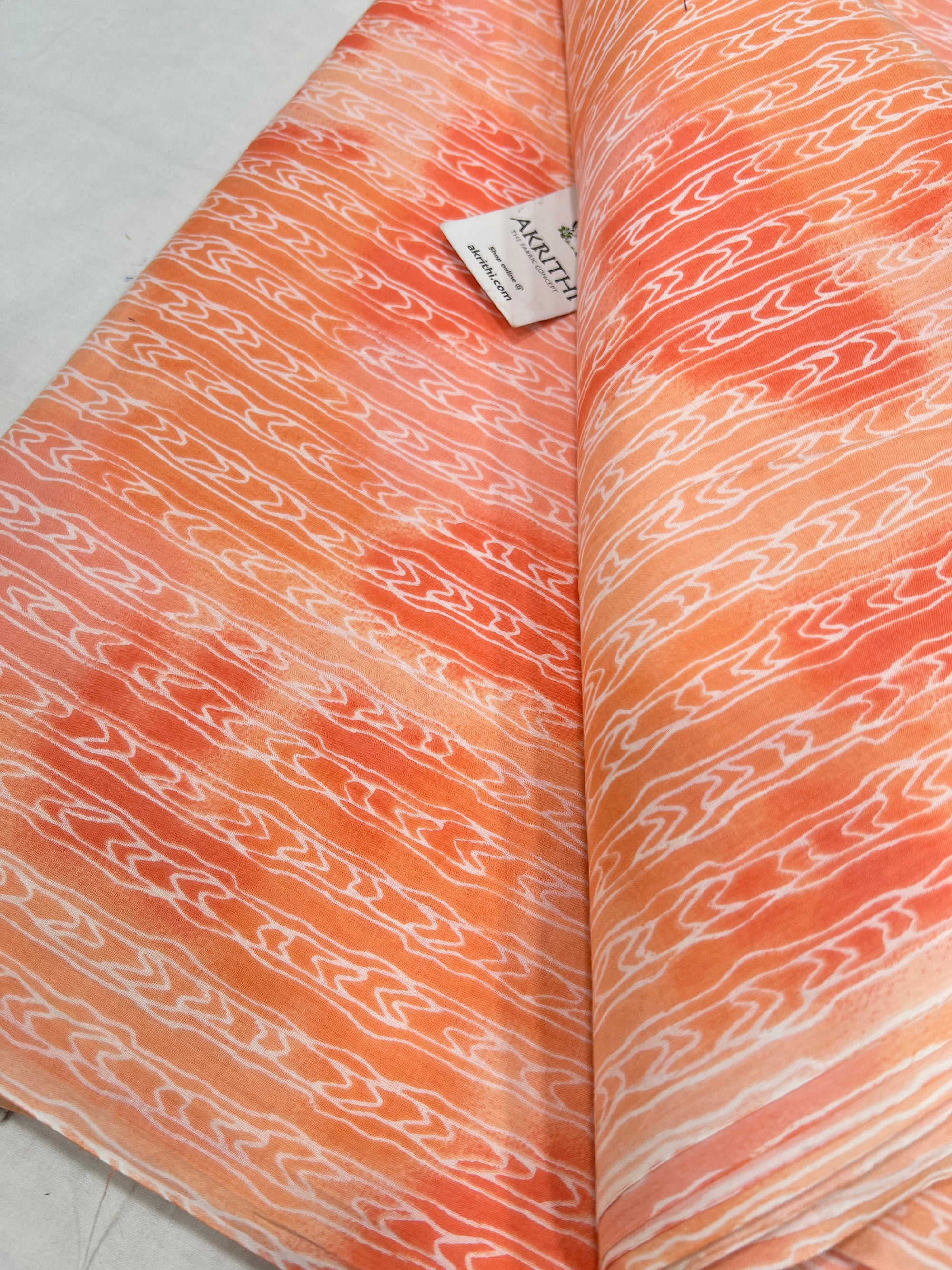 Printed pure cotton fabric