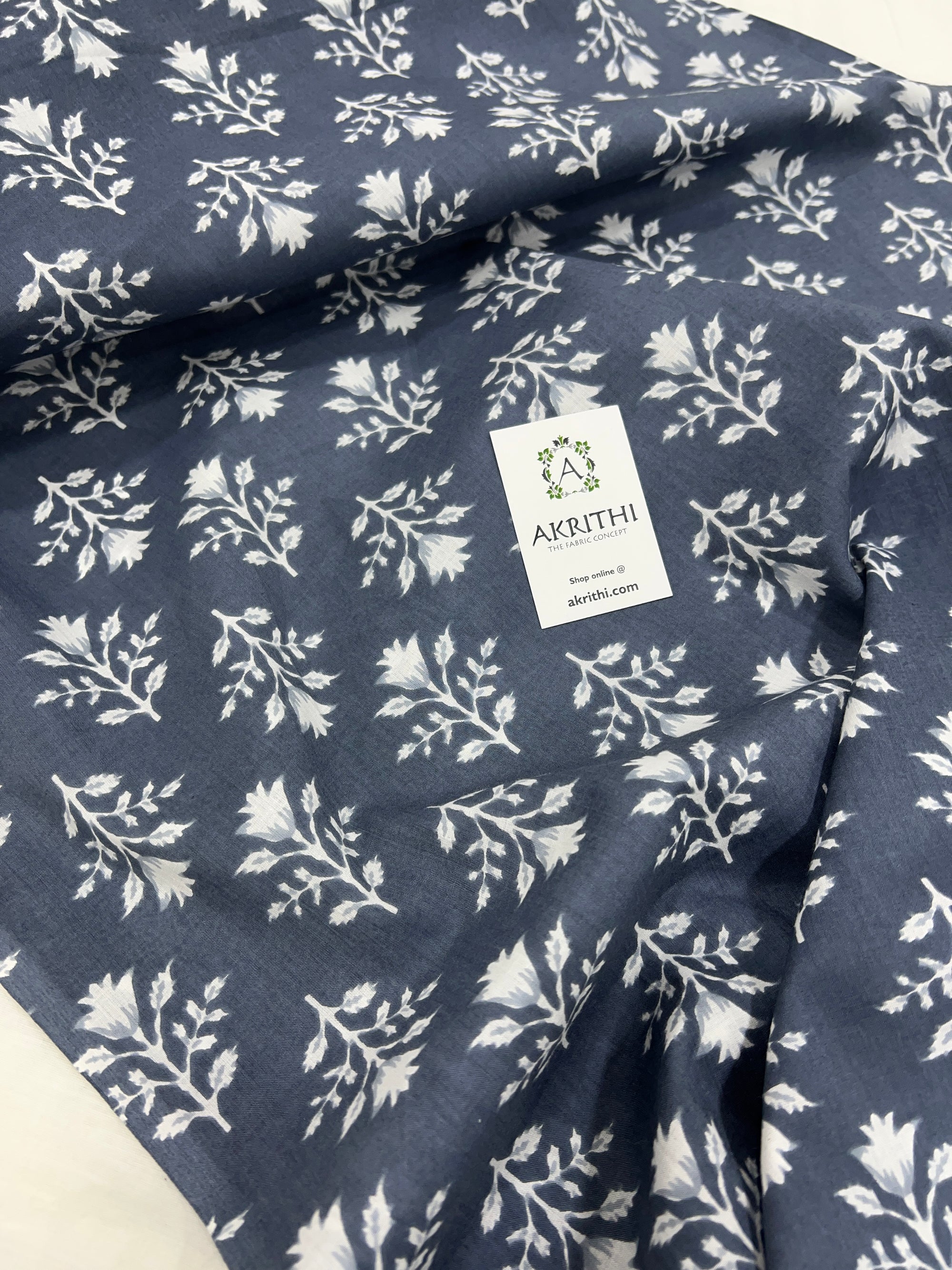 Printed pure cotton fabric