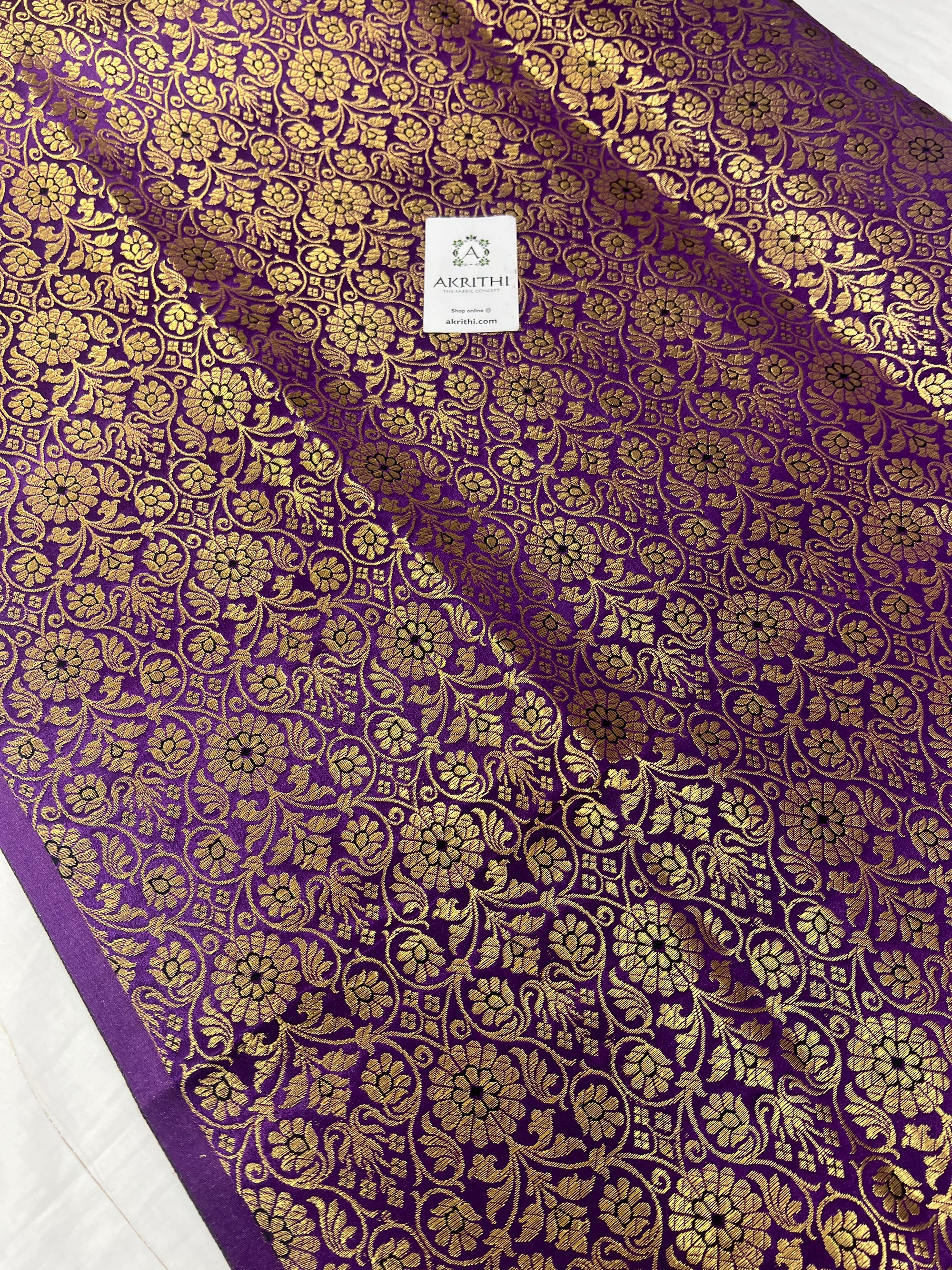 Banarasi brocade fabric 80 cms cut