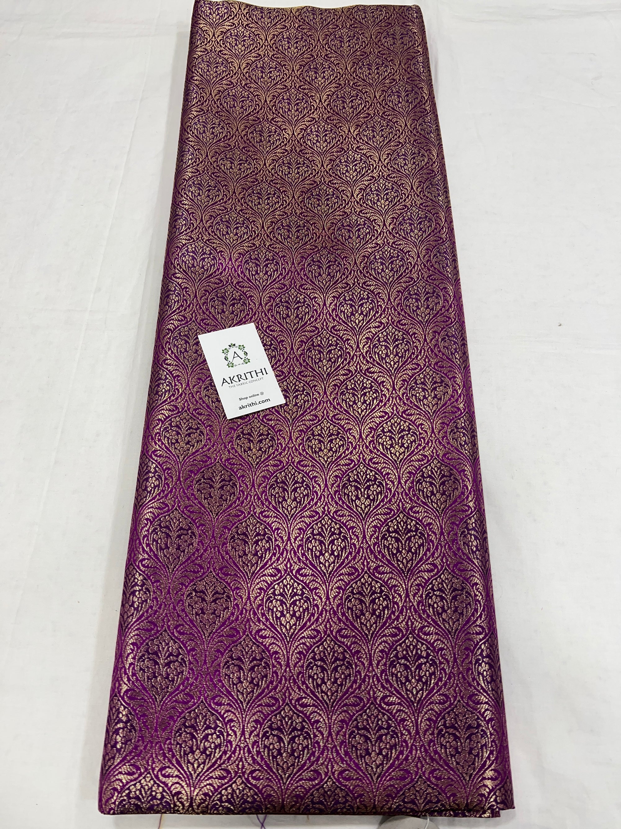 Pure Banarasi brocade fabric