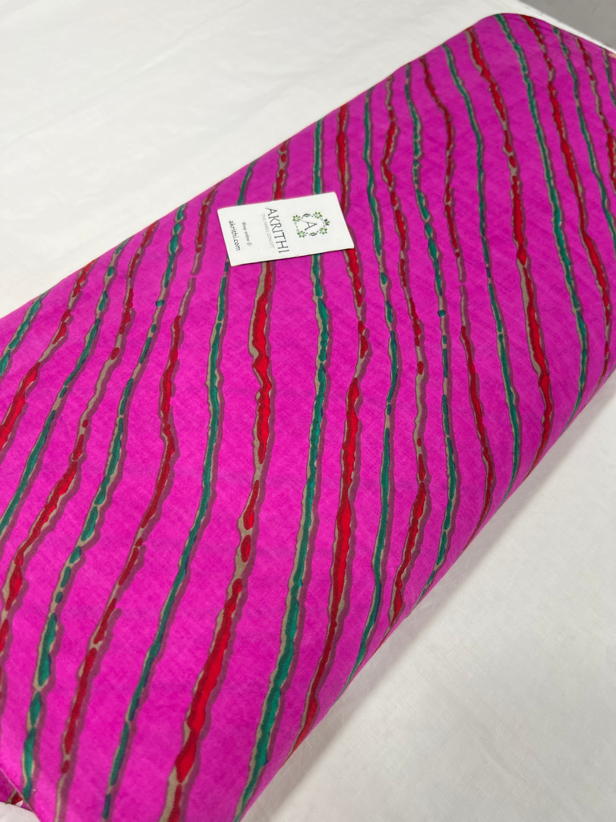 Leheriya Printed pure cotton fabric