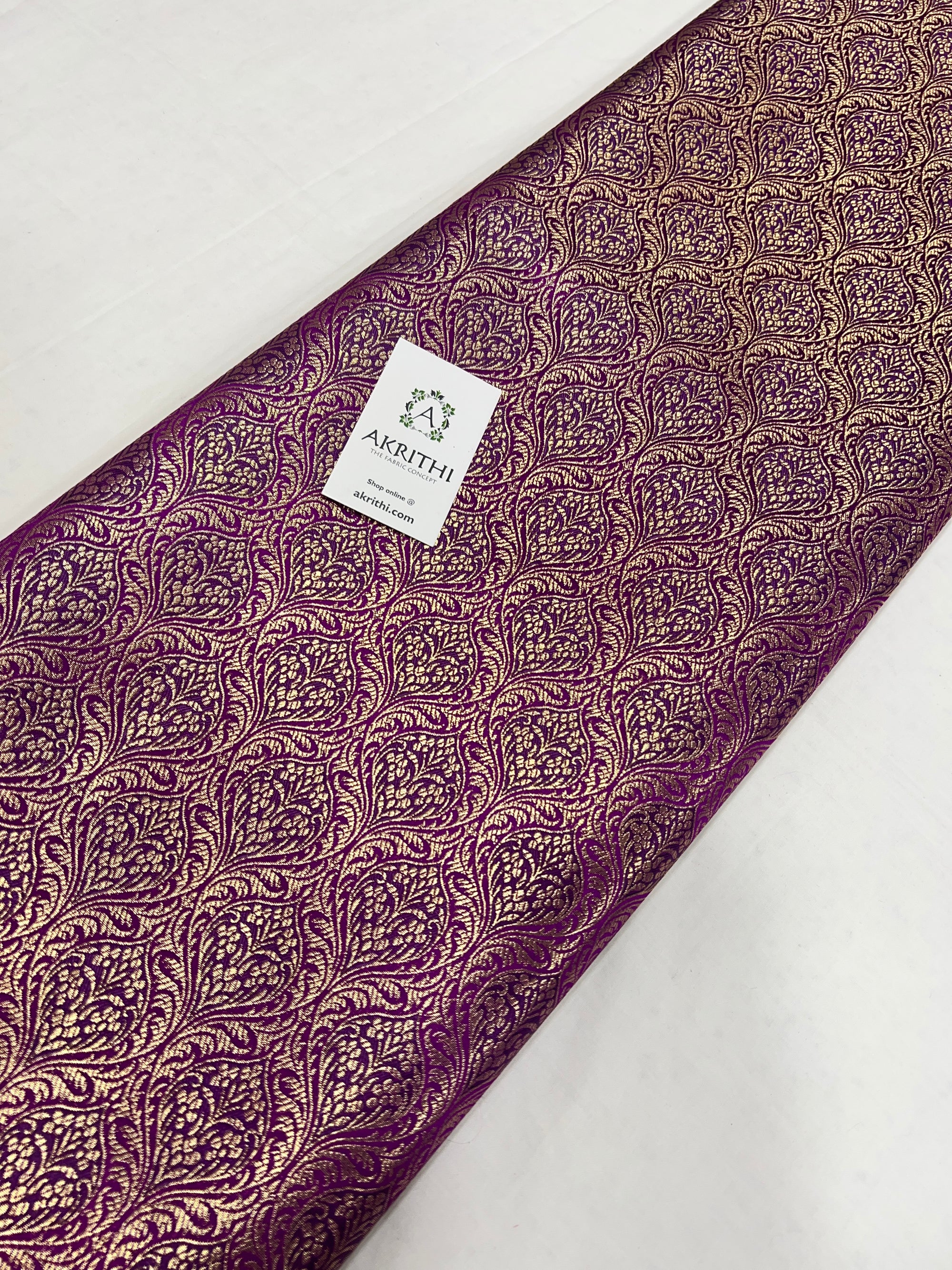 Pure Banarasi brocade fabric