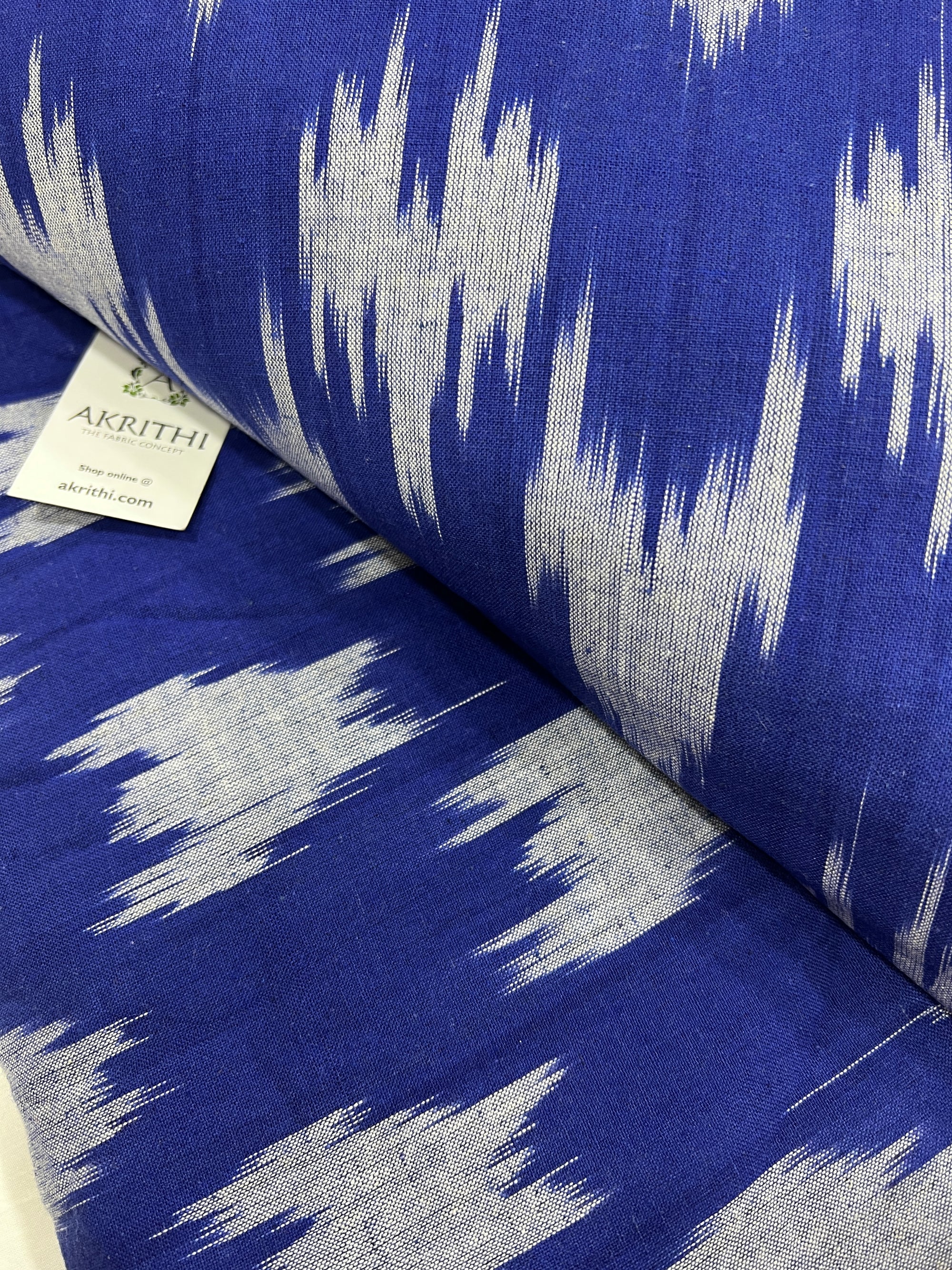 Handloom Ikat pure cotton fabric