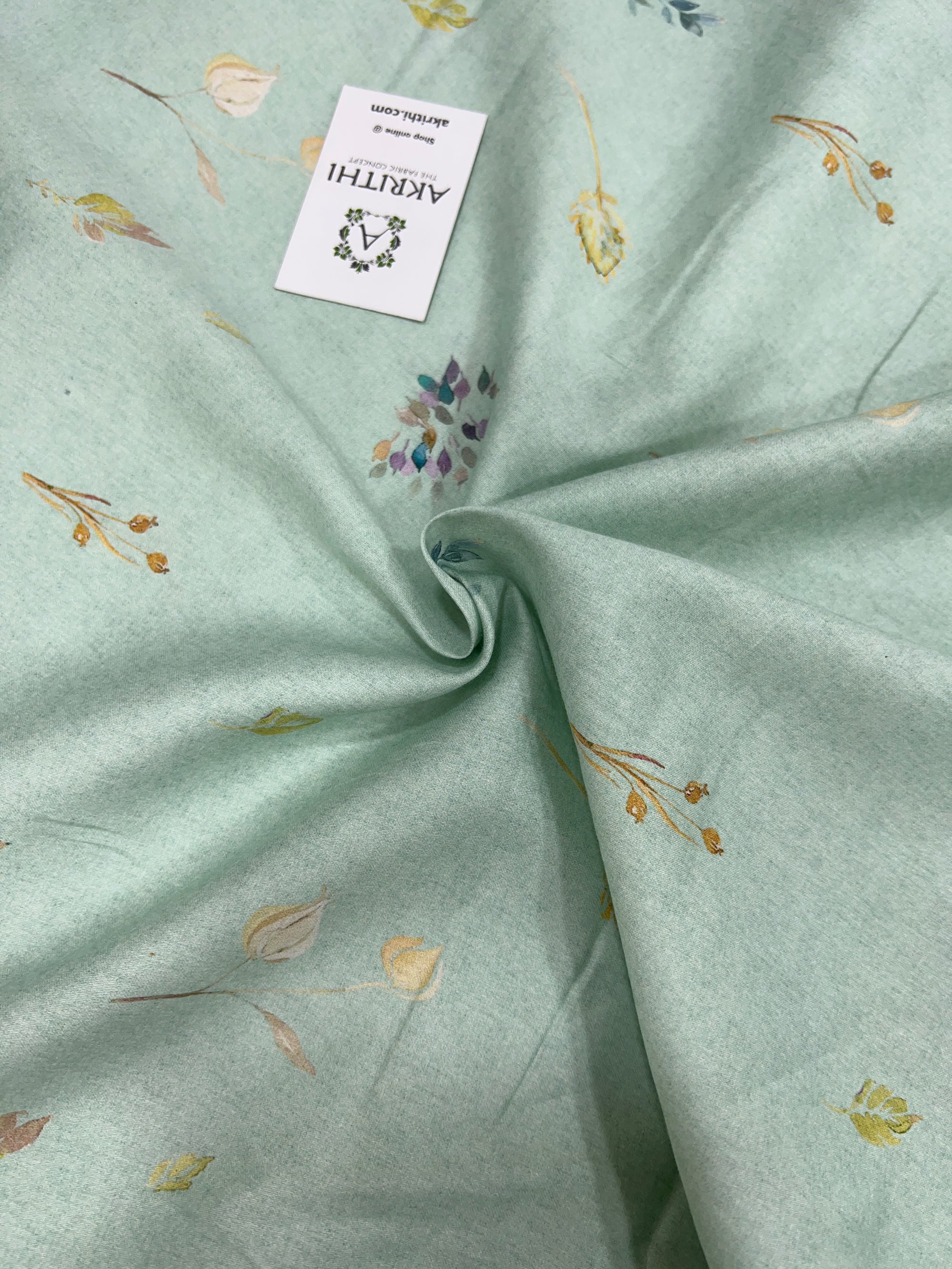 Digital Printed glazed pure cotton fabric