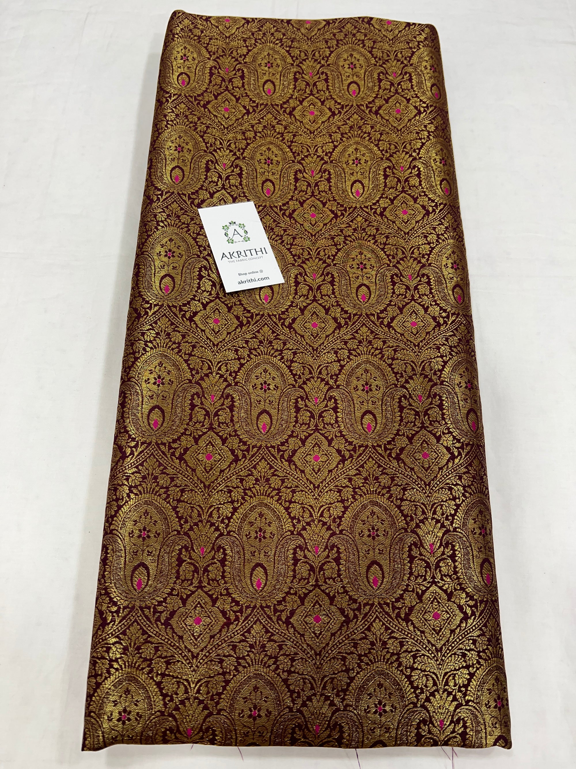 Banarasi brocade fabric 85 CM CUT