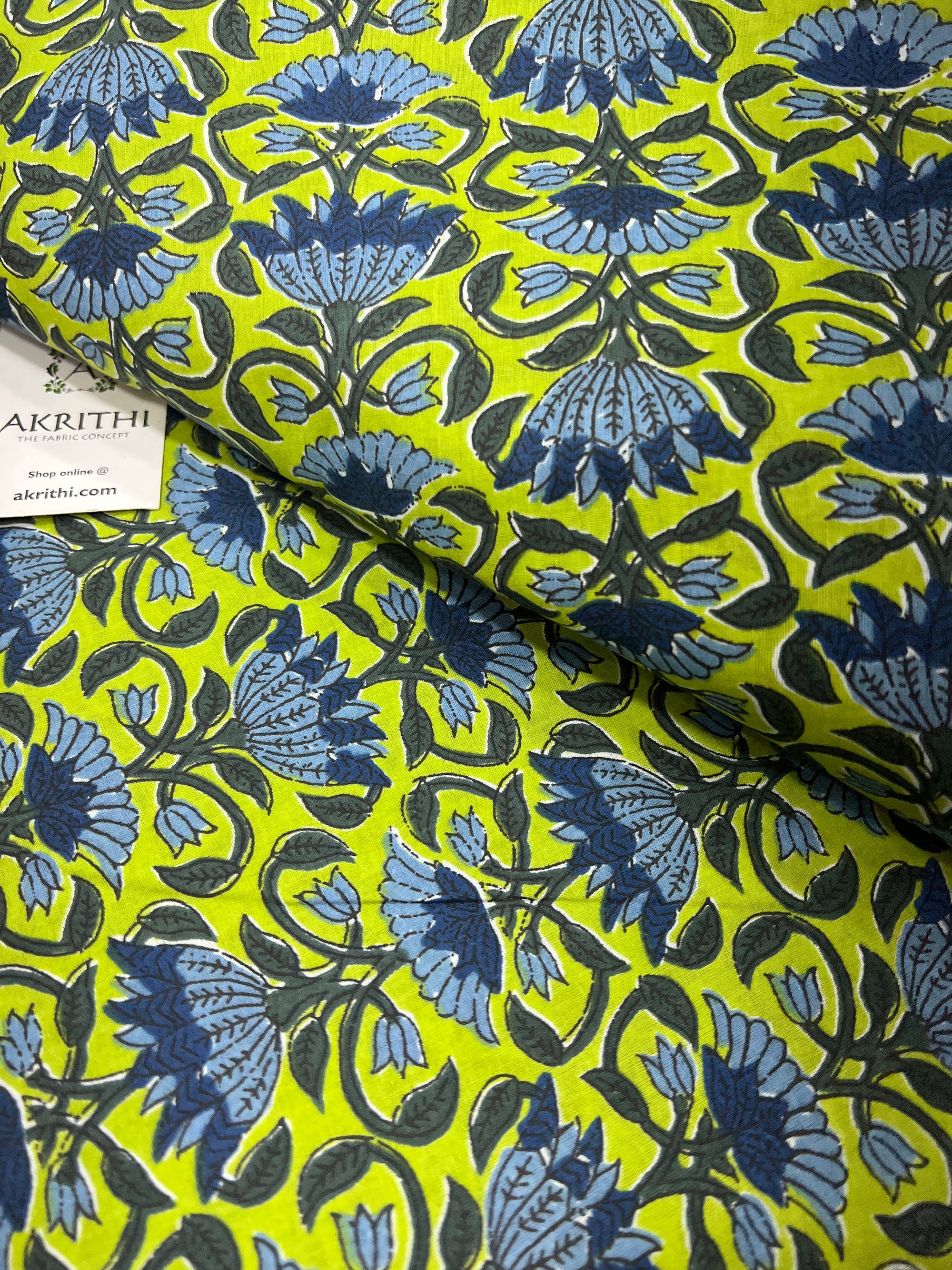 Printed pure cotton fabric