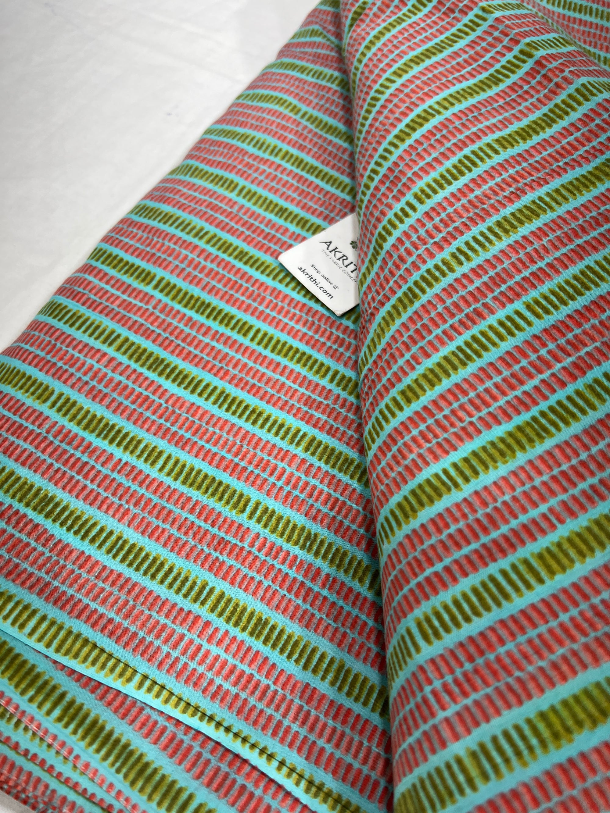 Printed pure cotton fabric
