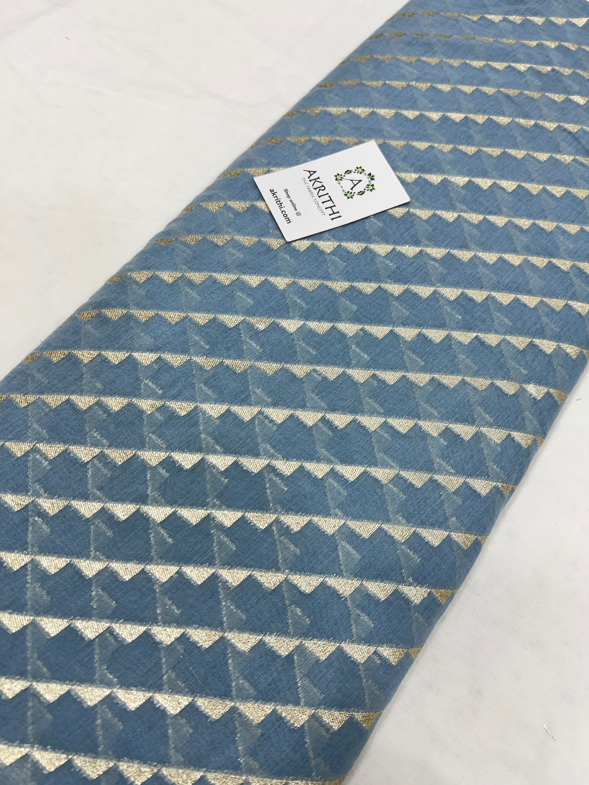 Banarasi chanderi cotton lurex fabric