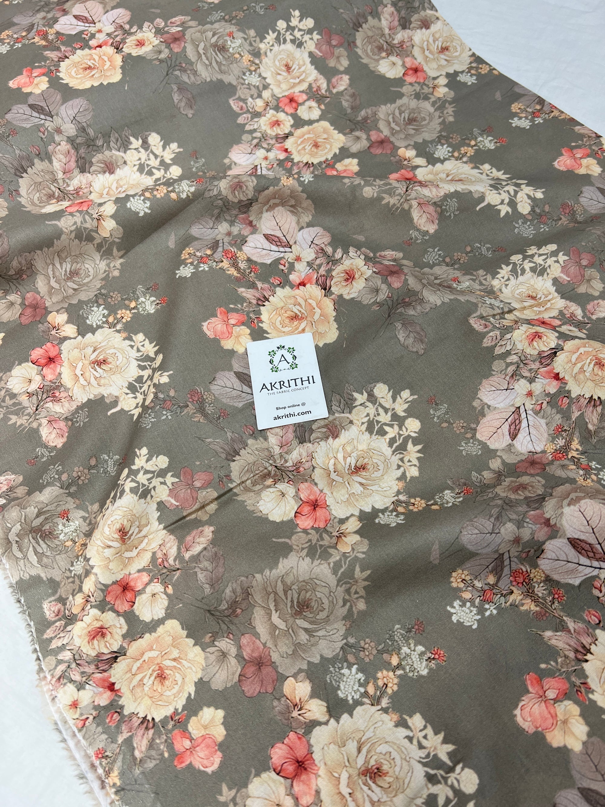 Digital Printed pure cotton fabric