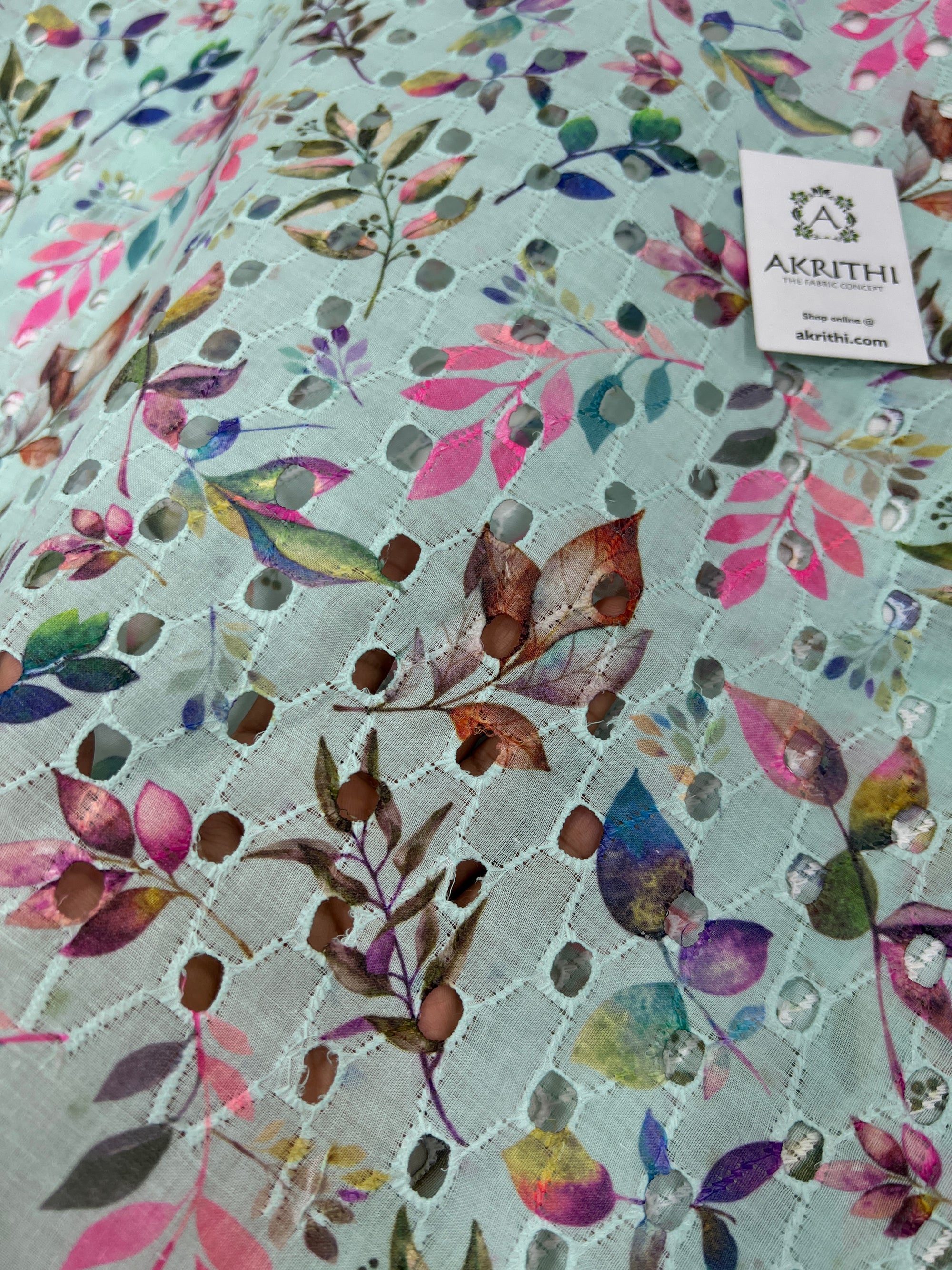 Printed Hakoba cotton fabric