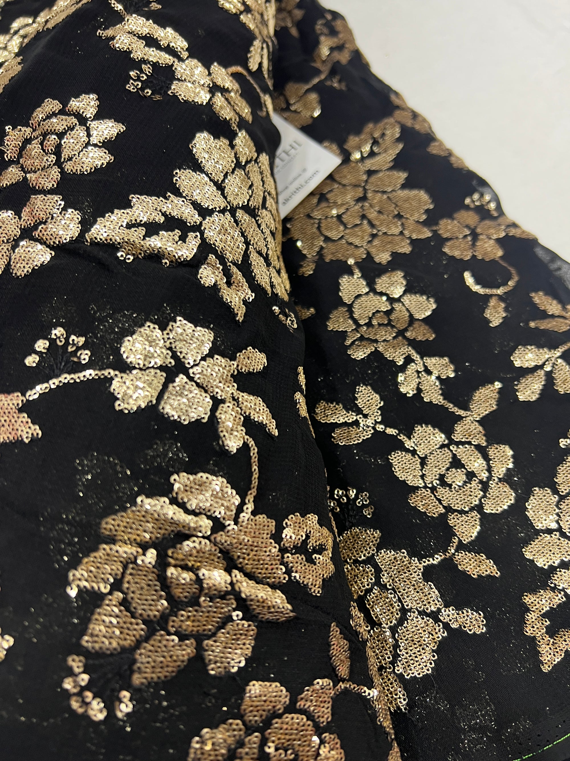Embroidered Georgette fabric