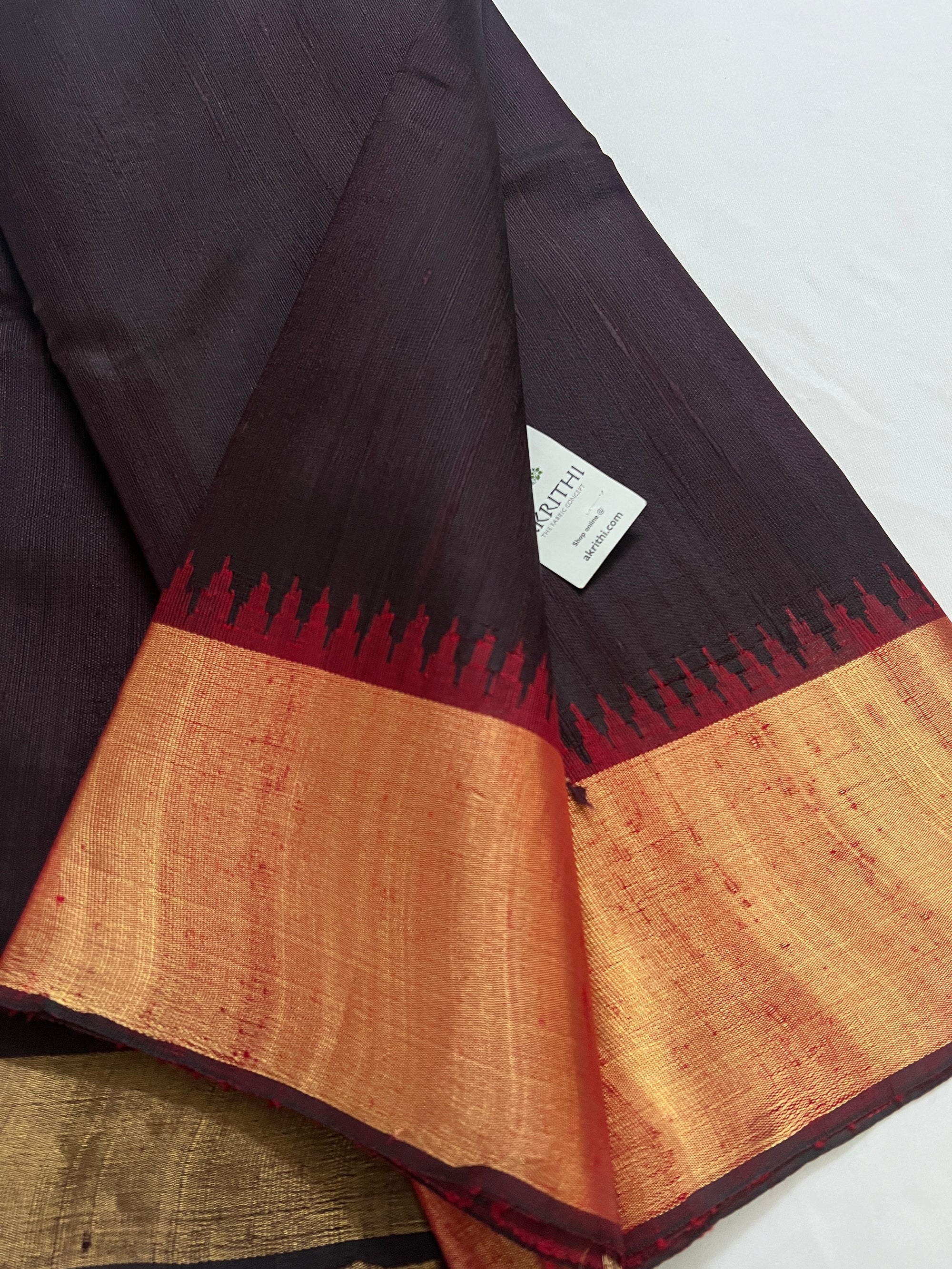 Dupion silk saree
