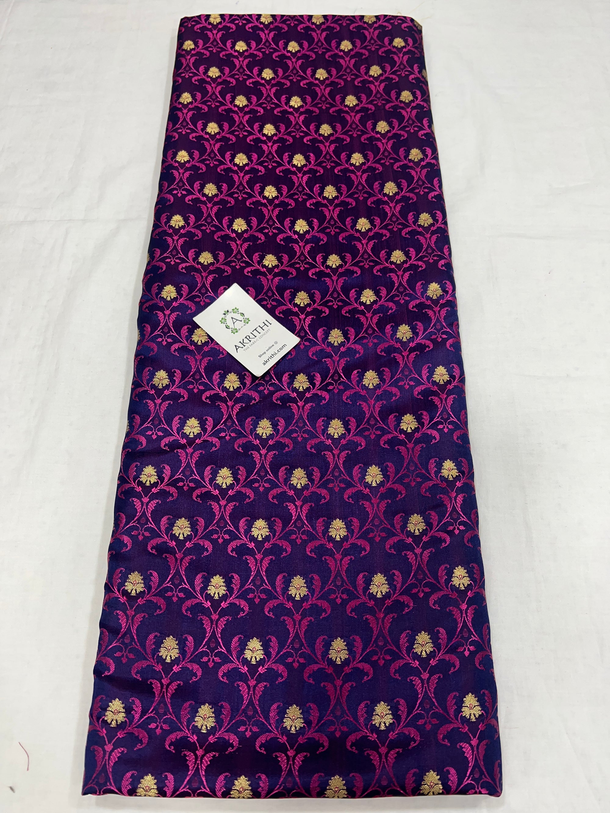 Pure Banarasi brocade fabric