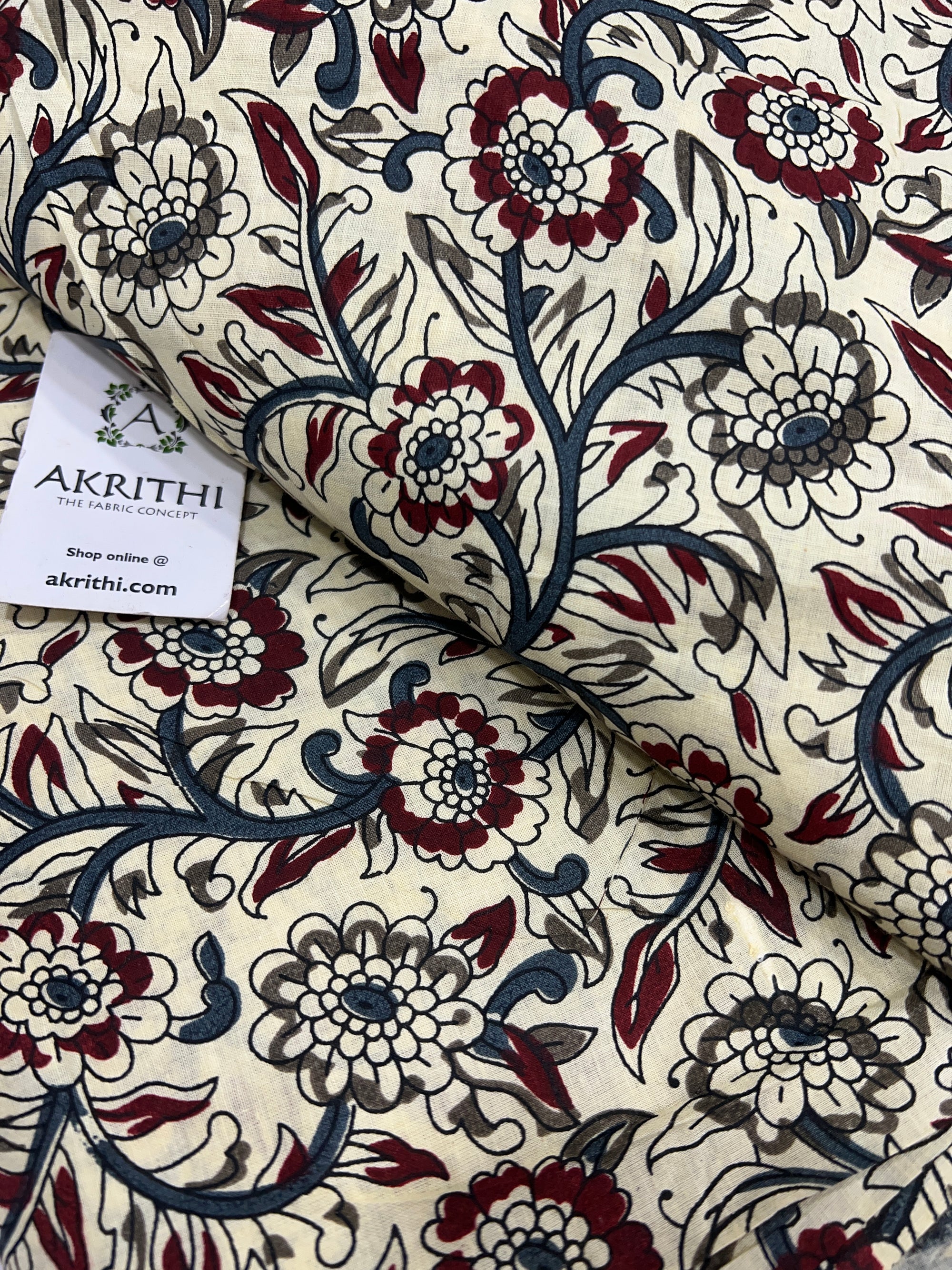 Printed pure cotton fabric