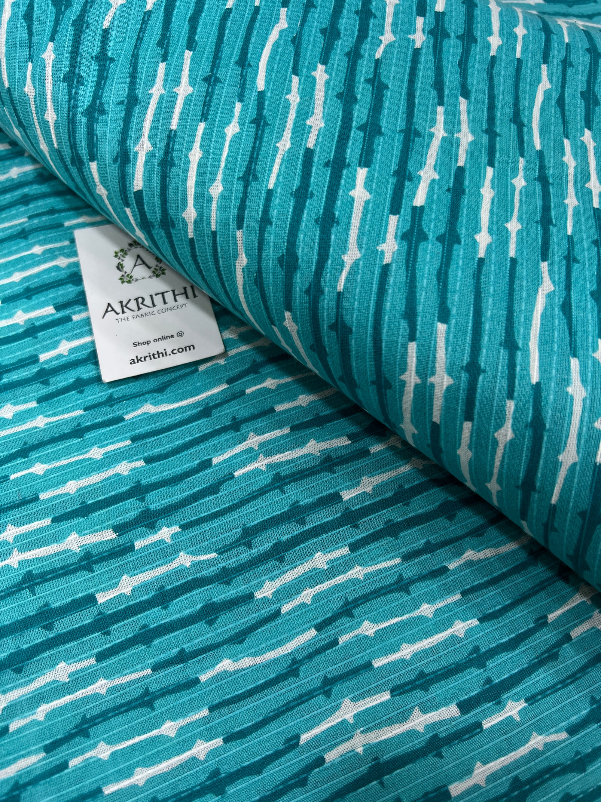 Kantha Printed pure cotton fabric