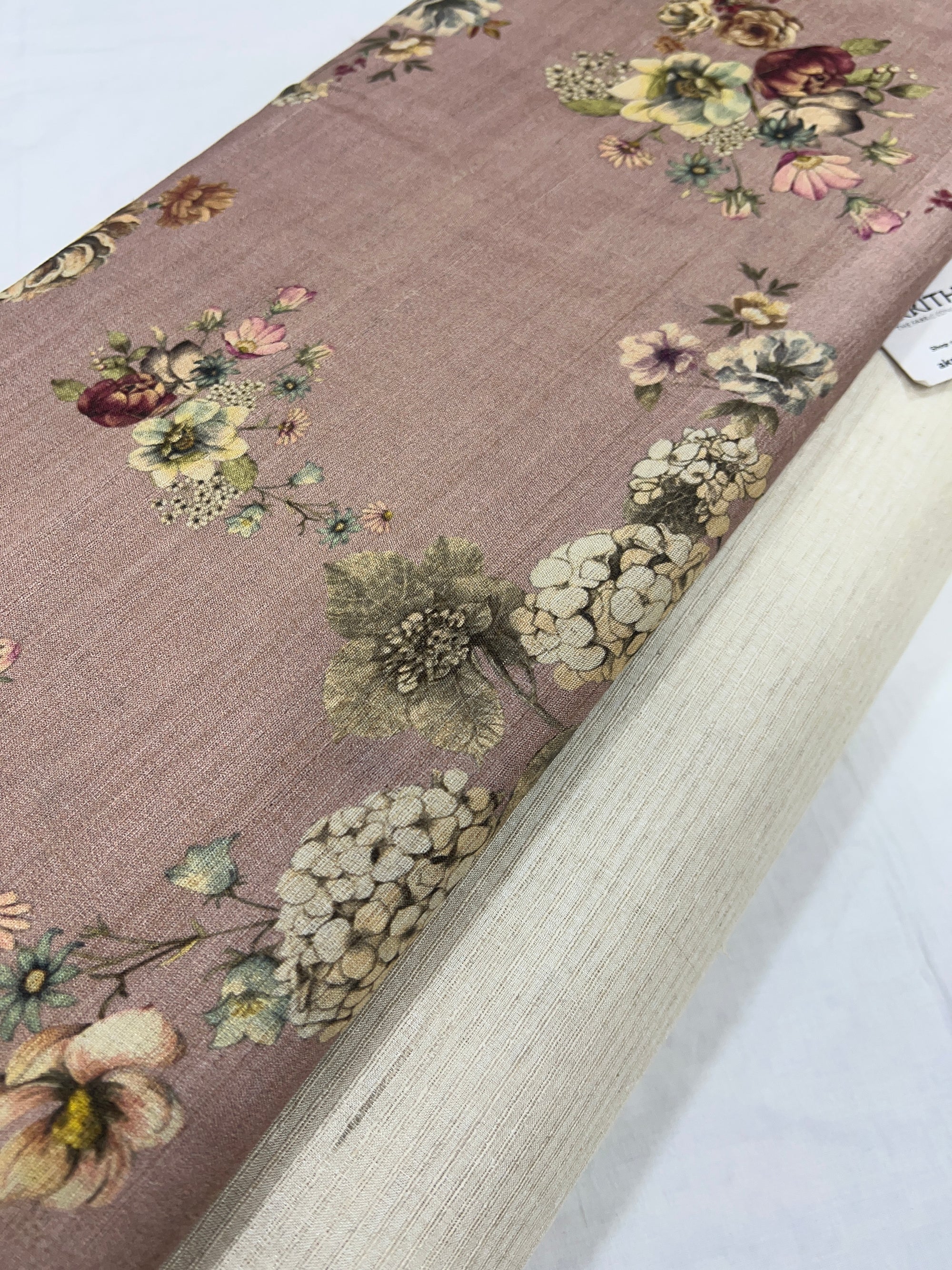Pure tussar silk salwar suit