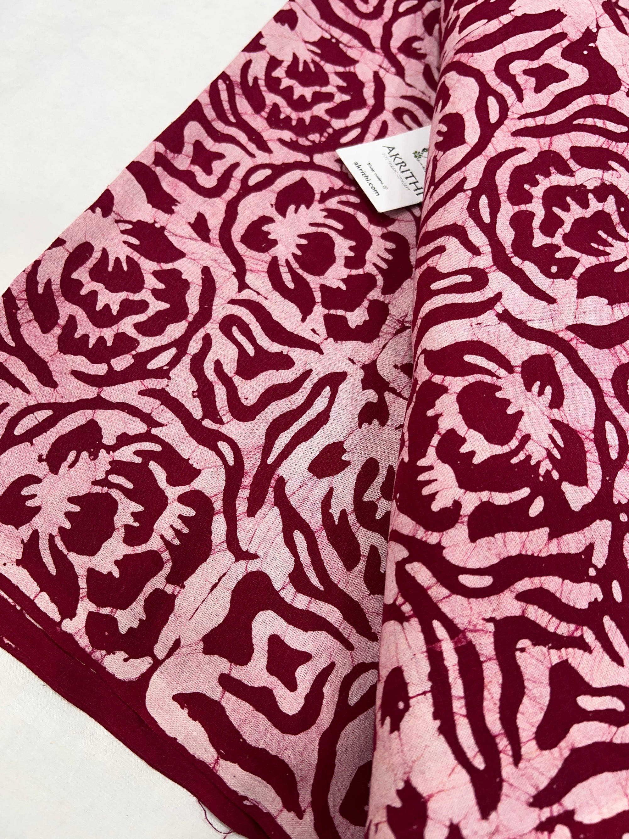 Batik Printed pure cotton fabric