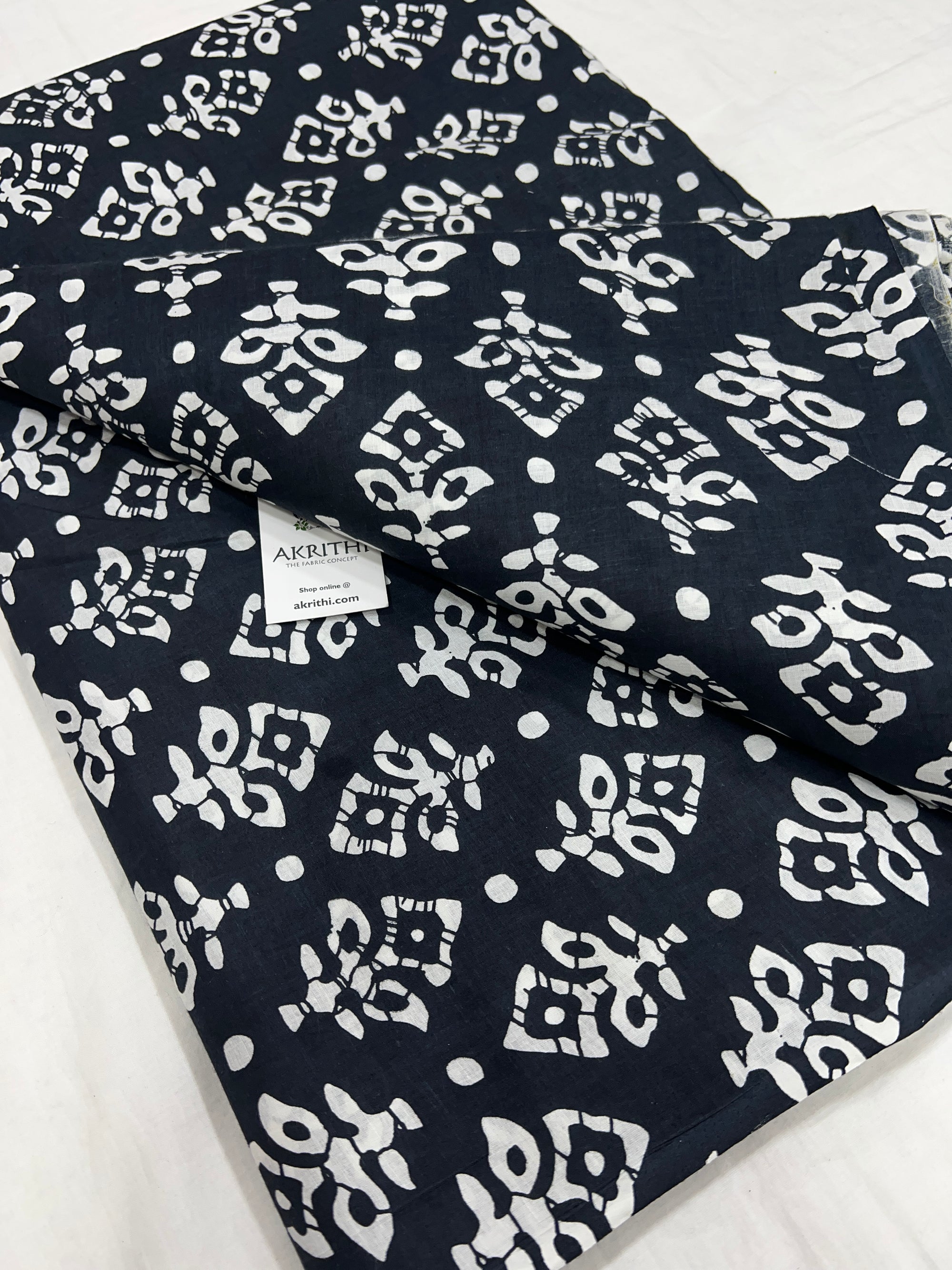 Printed pure cotton fabric