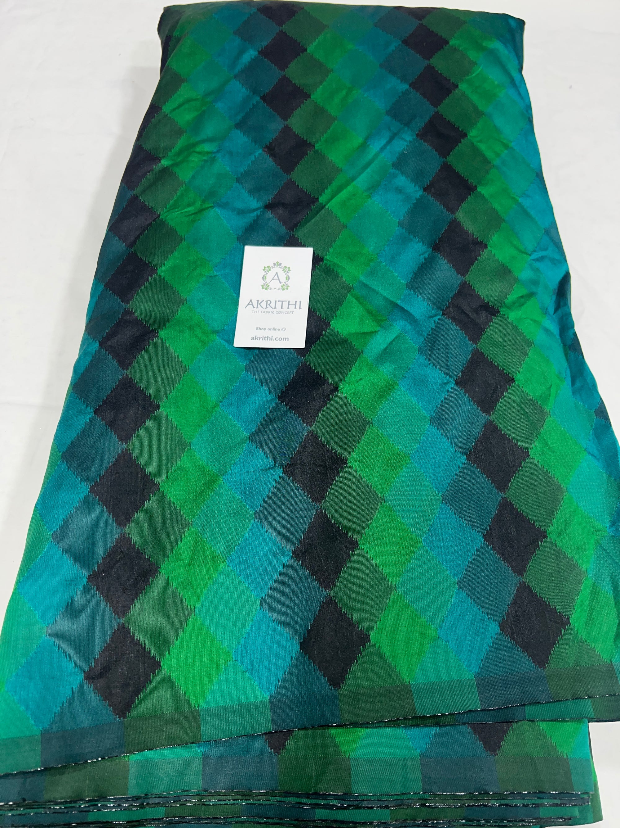 Woven semi silk fabric