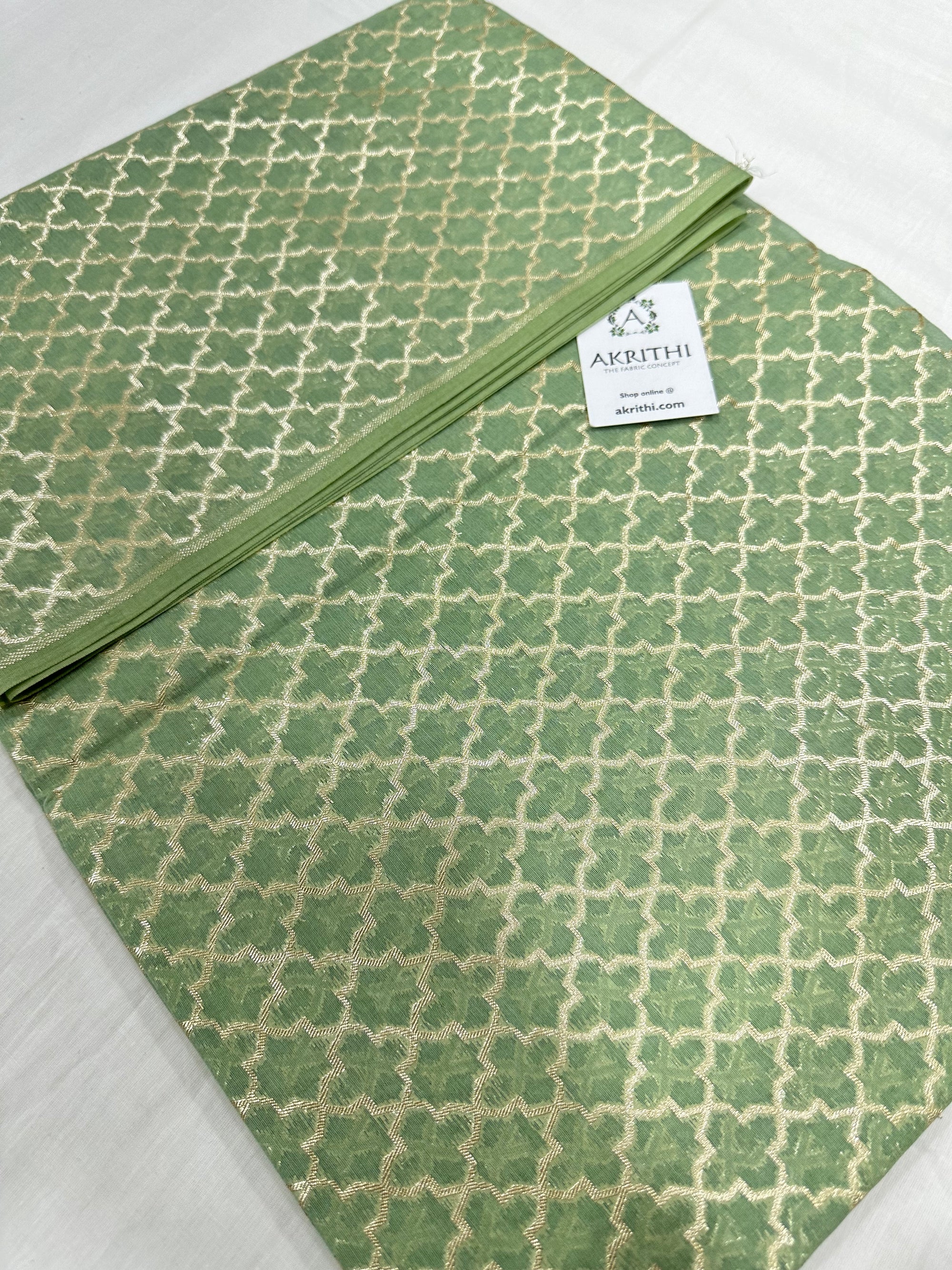 Banarasi chanderi lurex kurta fabric