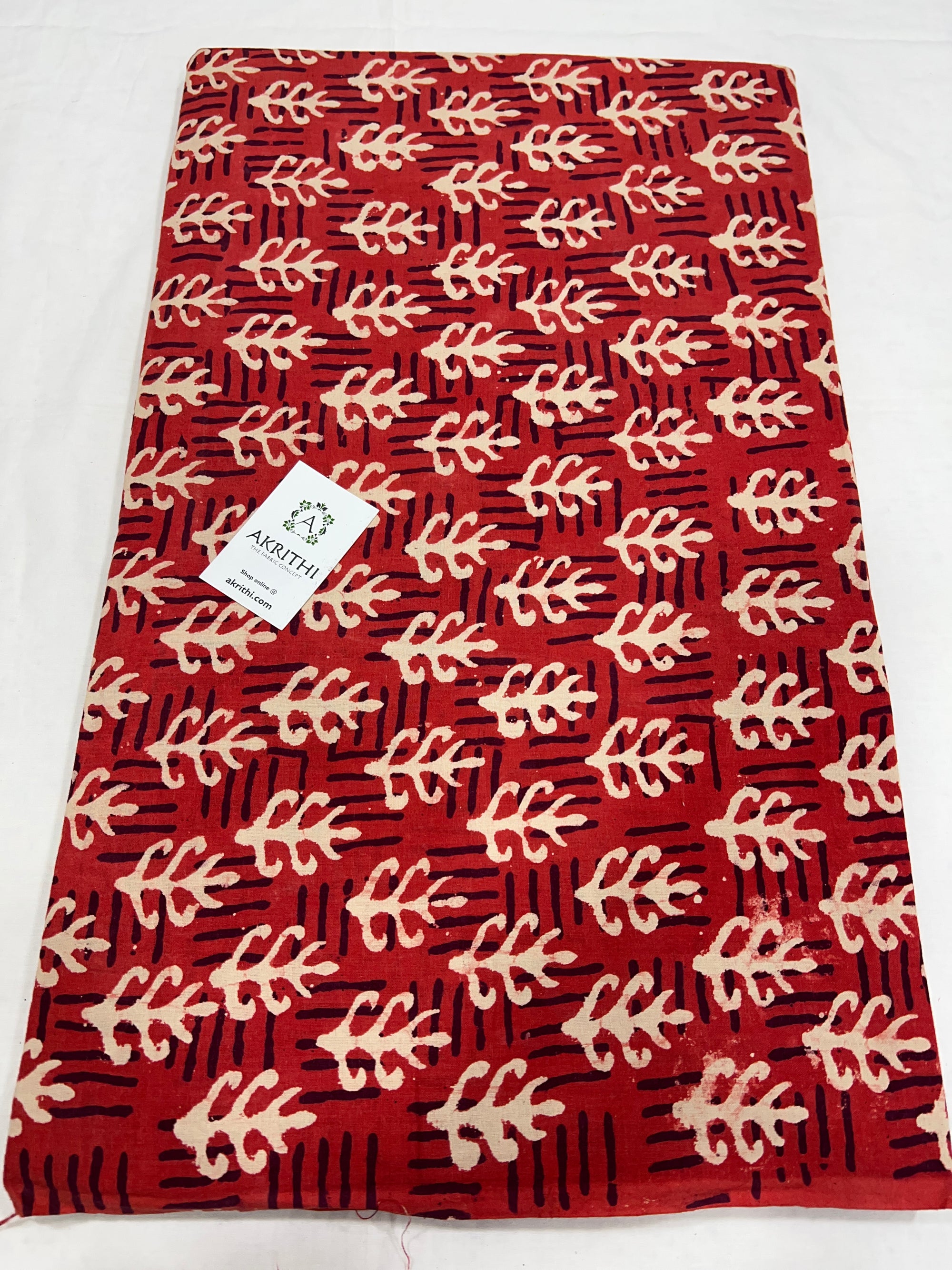 Dabu Printed pure cotton fabric