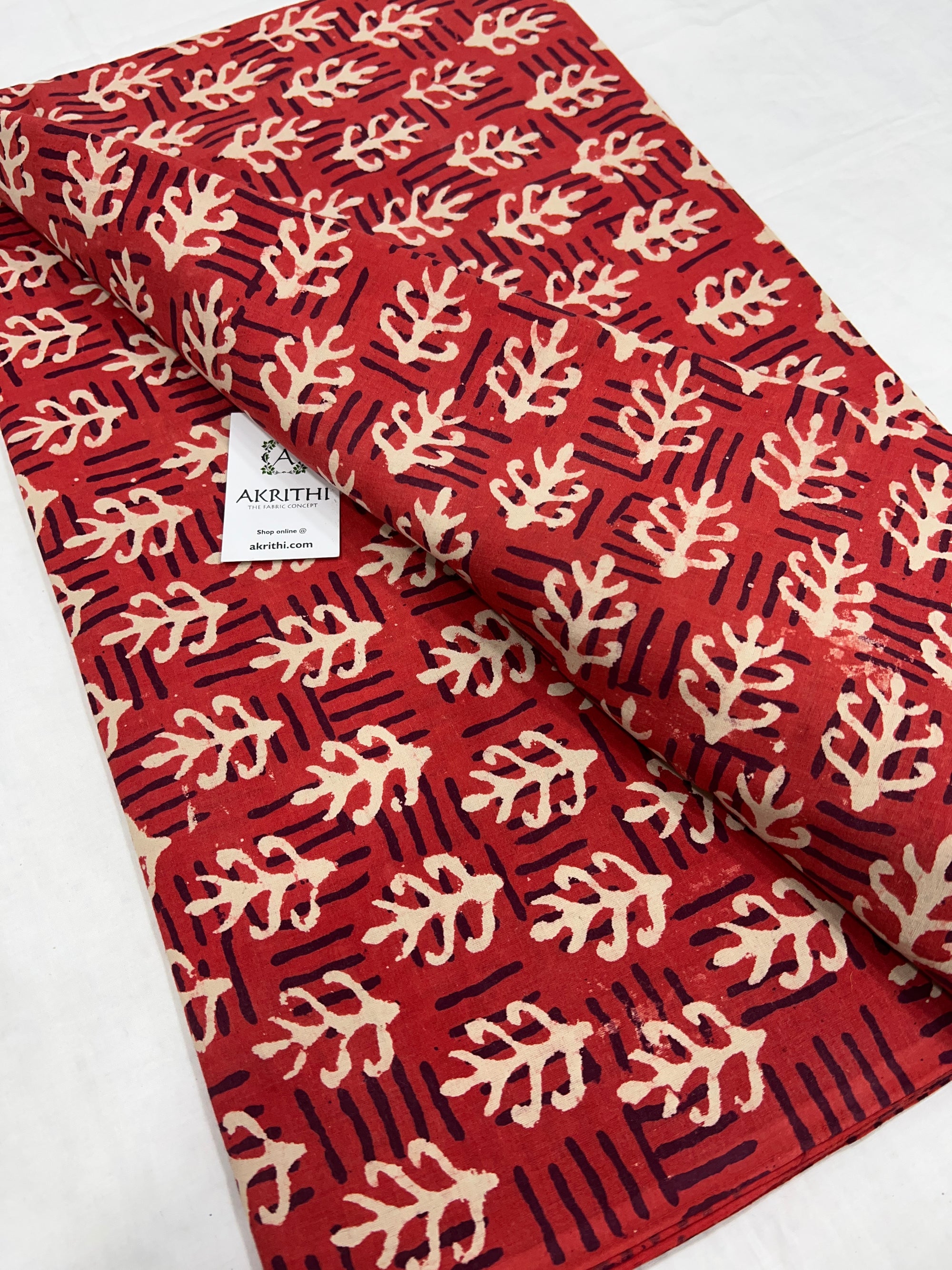 Dabu Printed pure cotton fabric