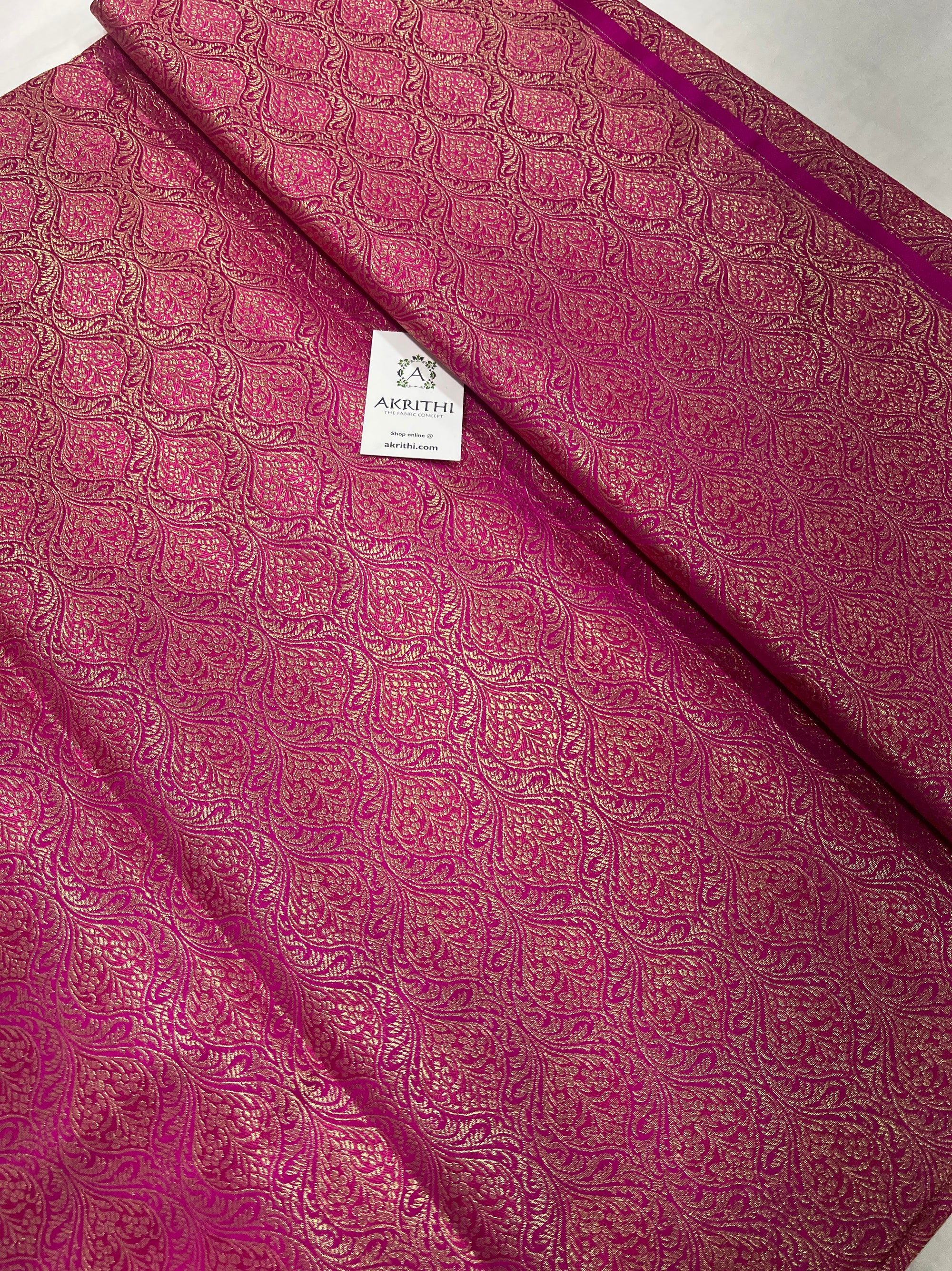 Pure Banarasi brocade fabric