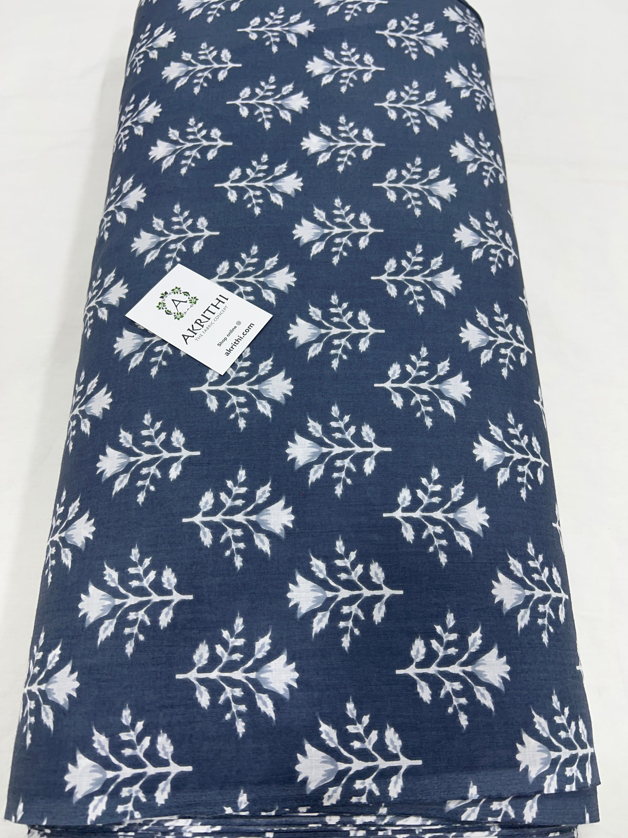 Printed pure cotton fabric
