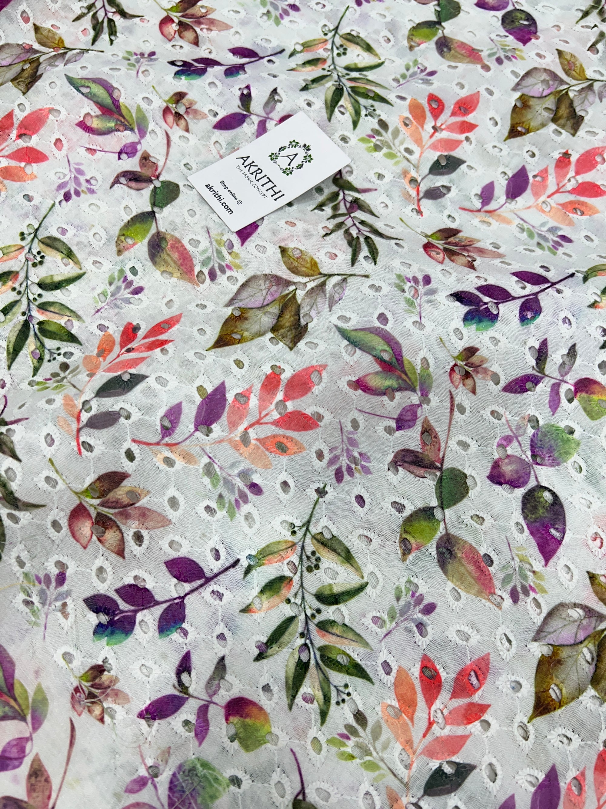 Printed Hakoba cotton fabric