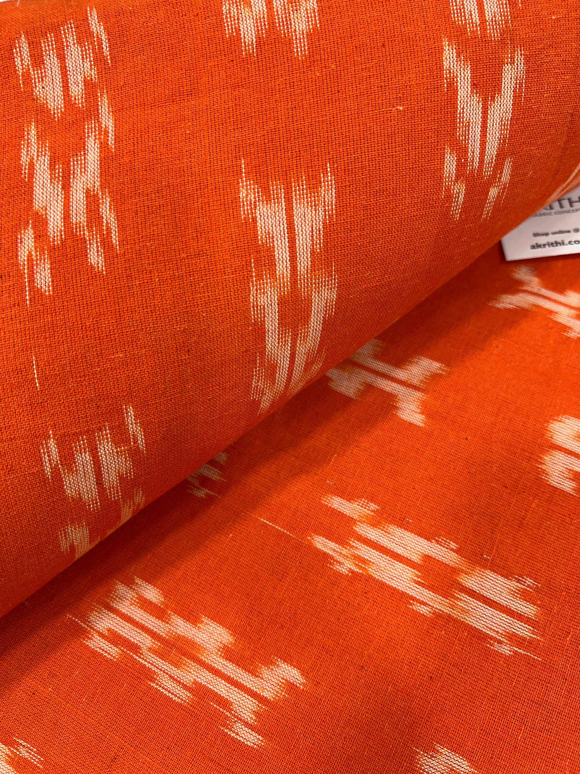 Handloom Ikat pure cotton fabric