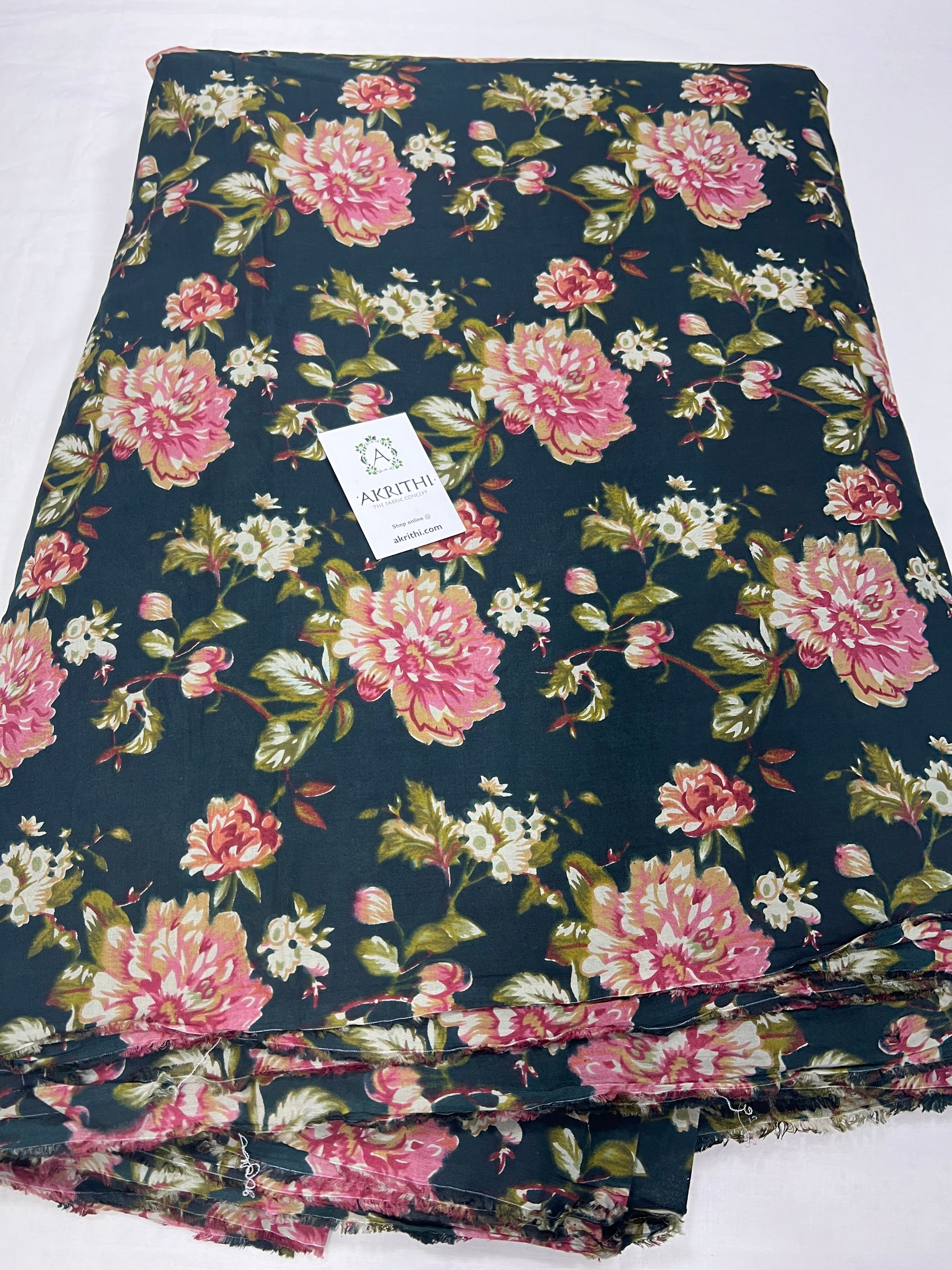 Printed pure cotton fabric