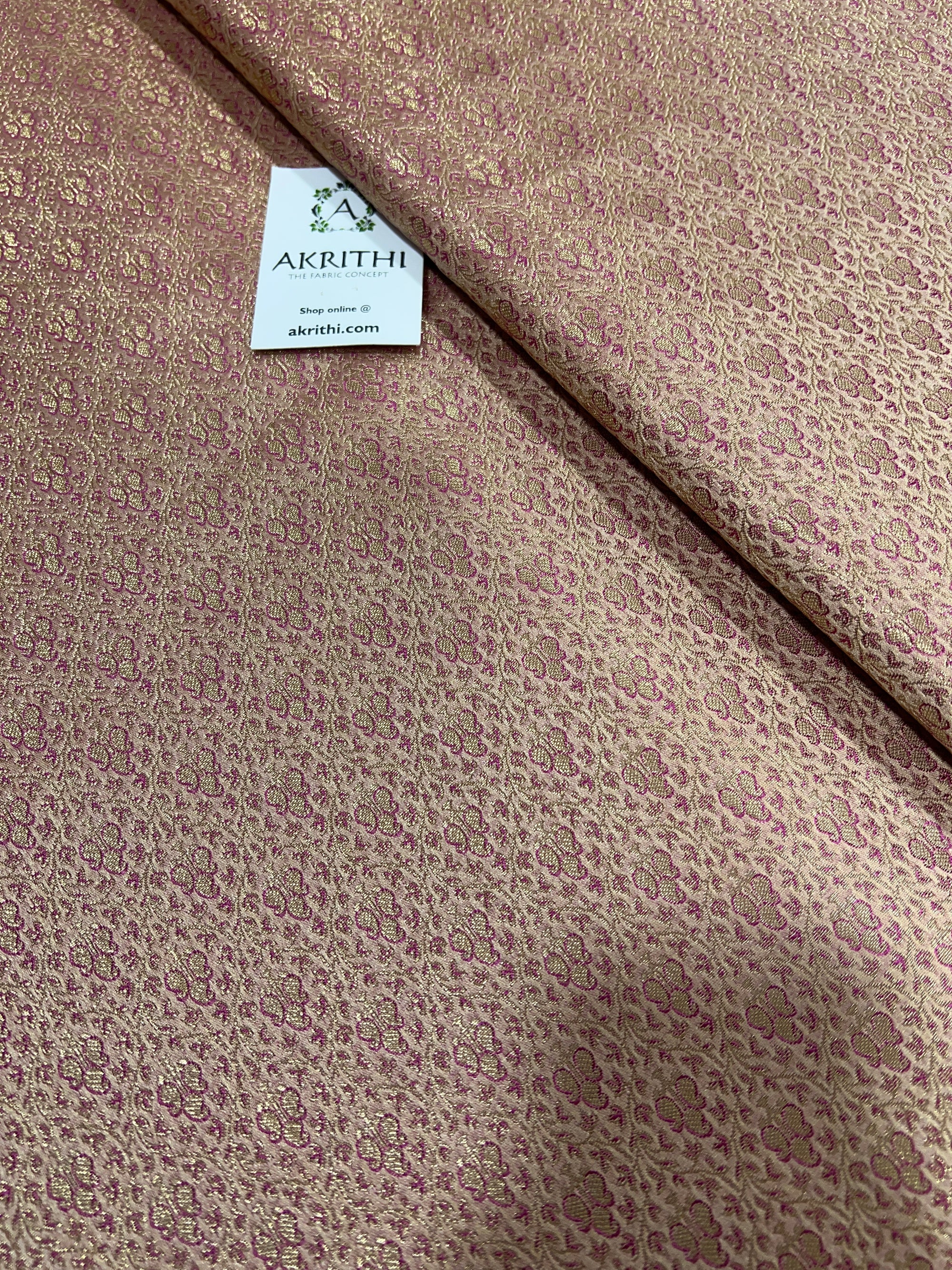 Pure Banarasi brocade fabric