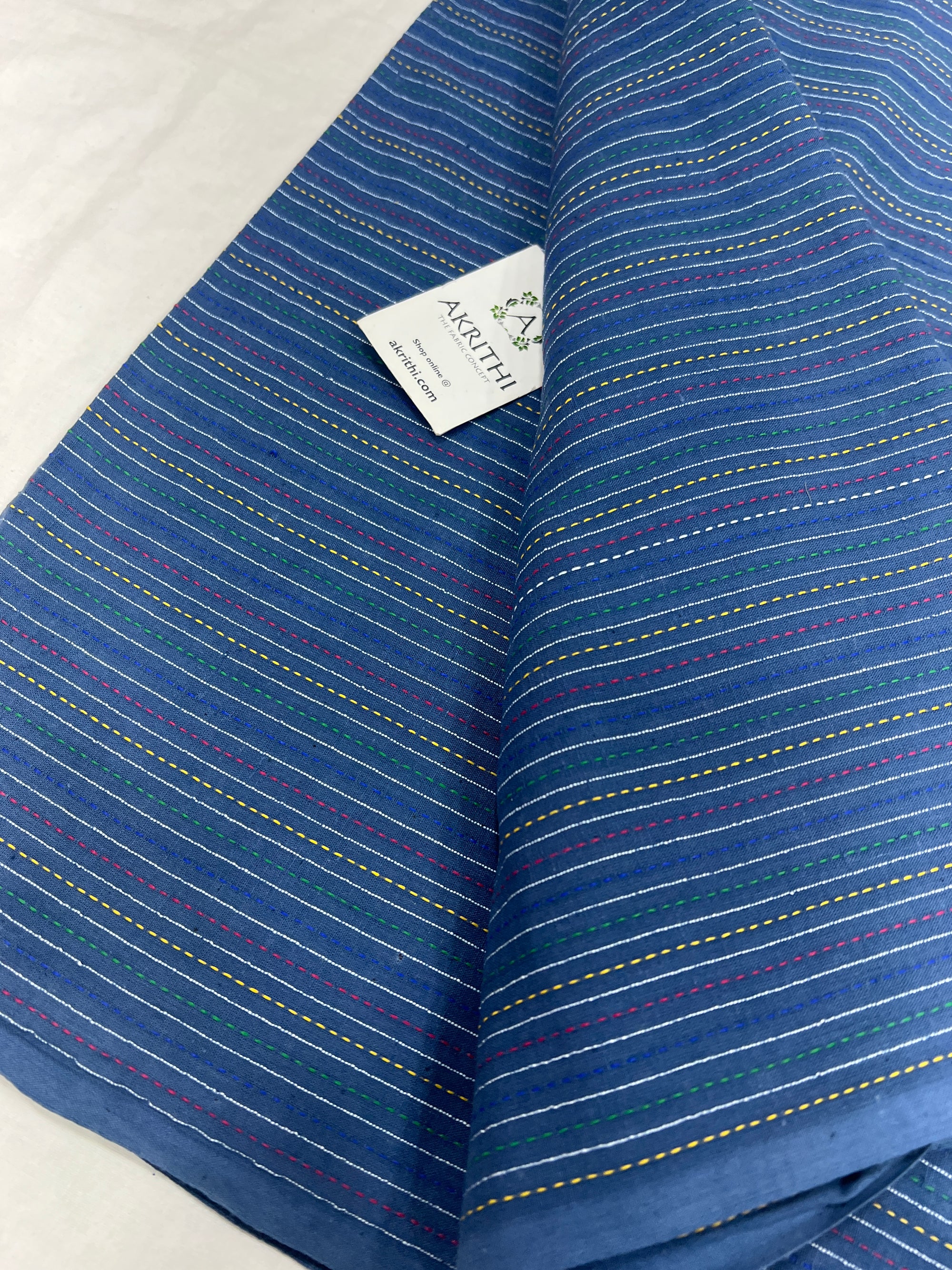 Kantha pure cotton fabric