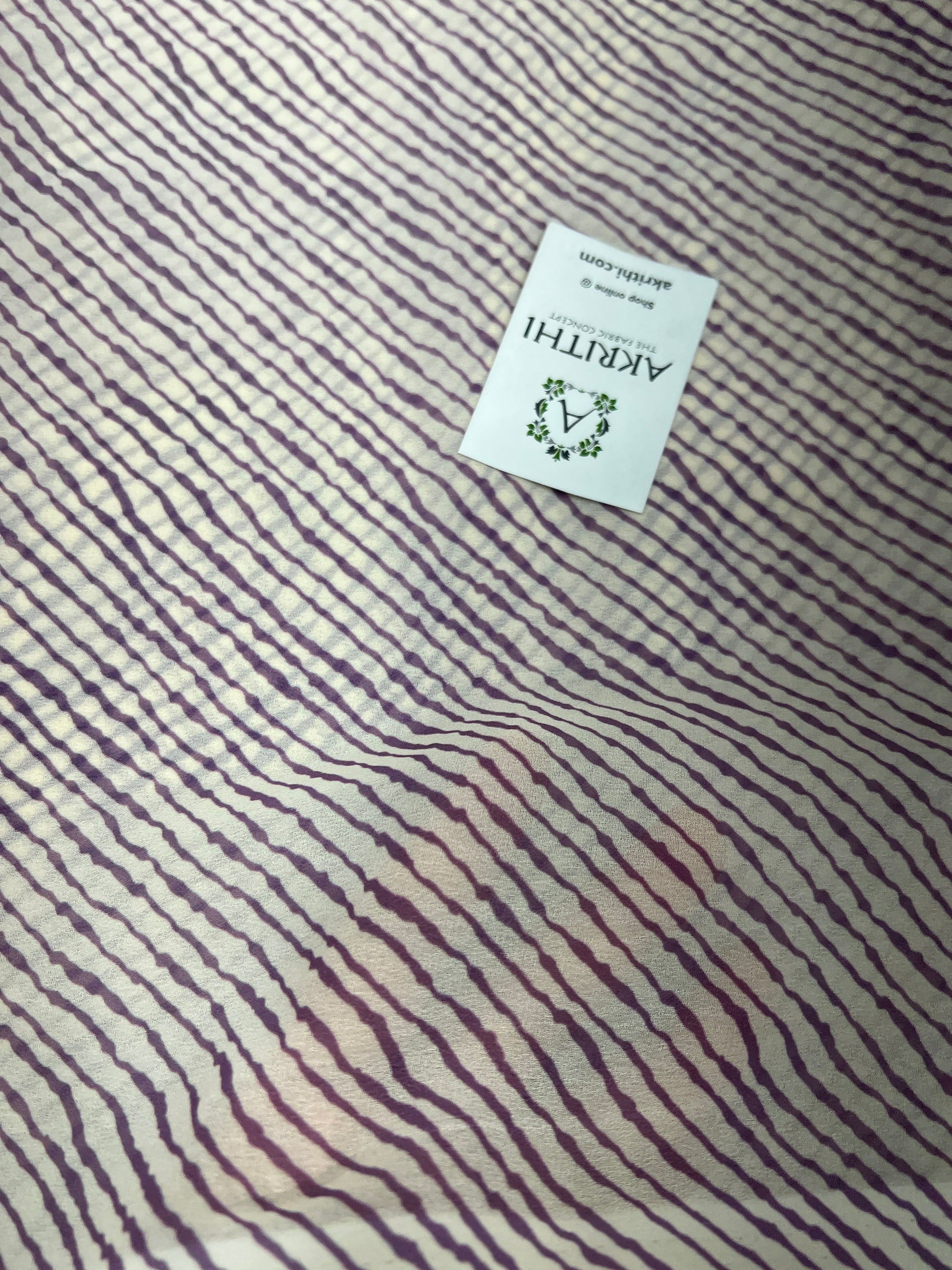 Digital printed georgette fabric