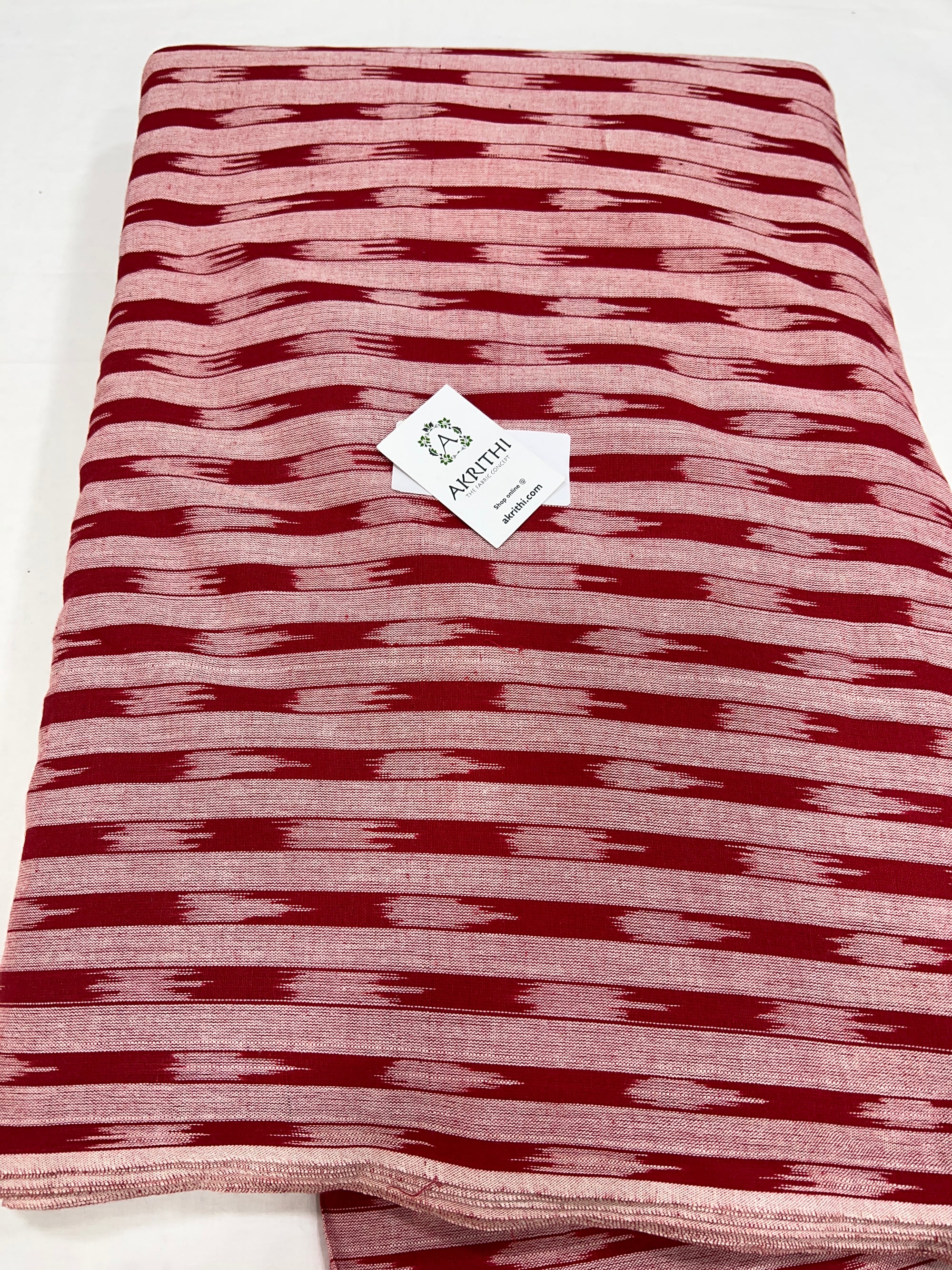 Handloom Ikat pure cotton fabric