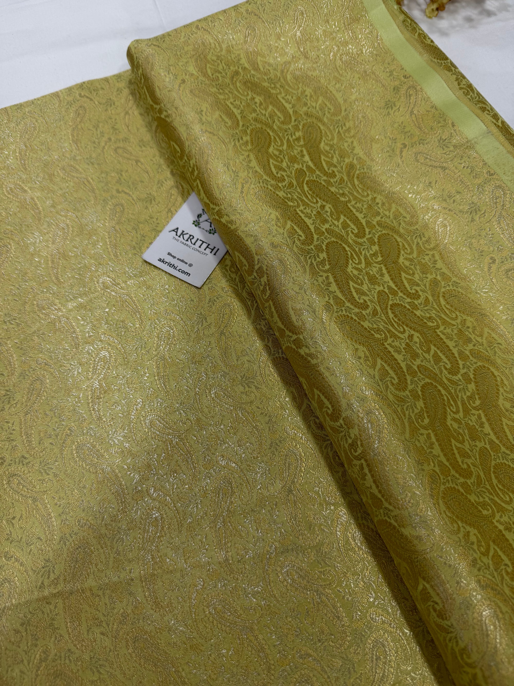 Pure Banarasi brocade fabric