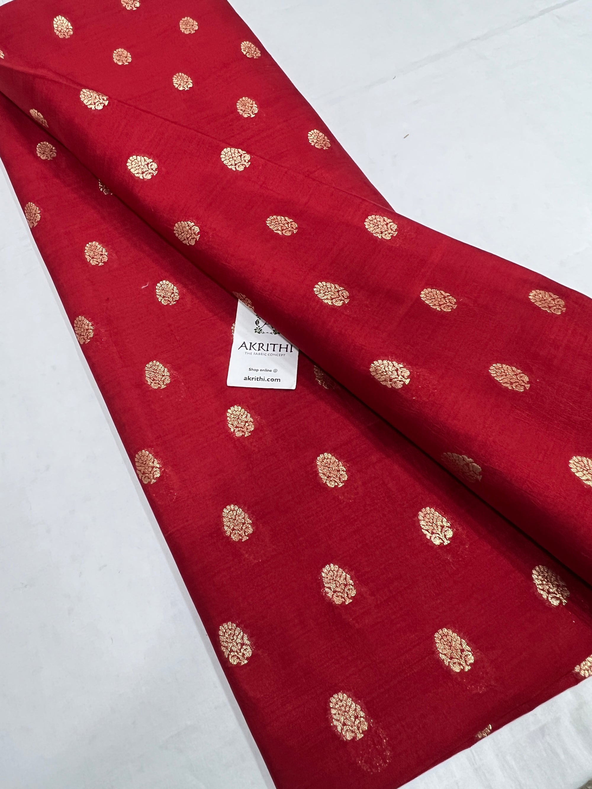 Pure chiniya silk Banarasi brocade fabric