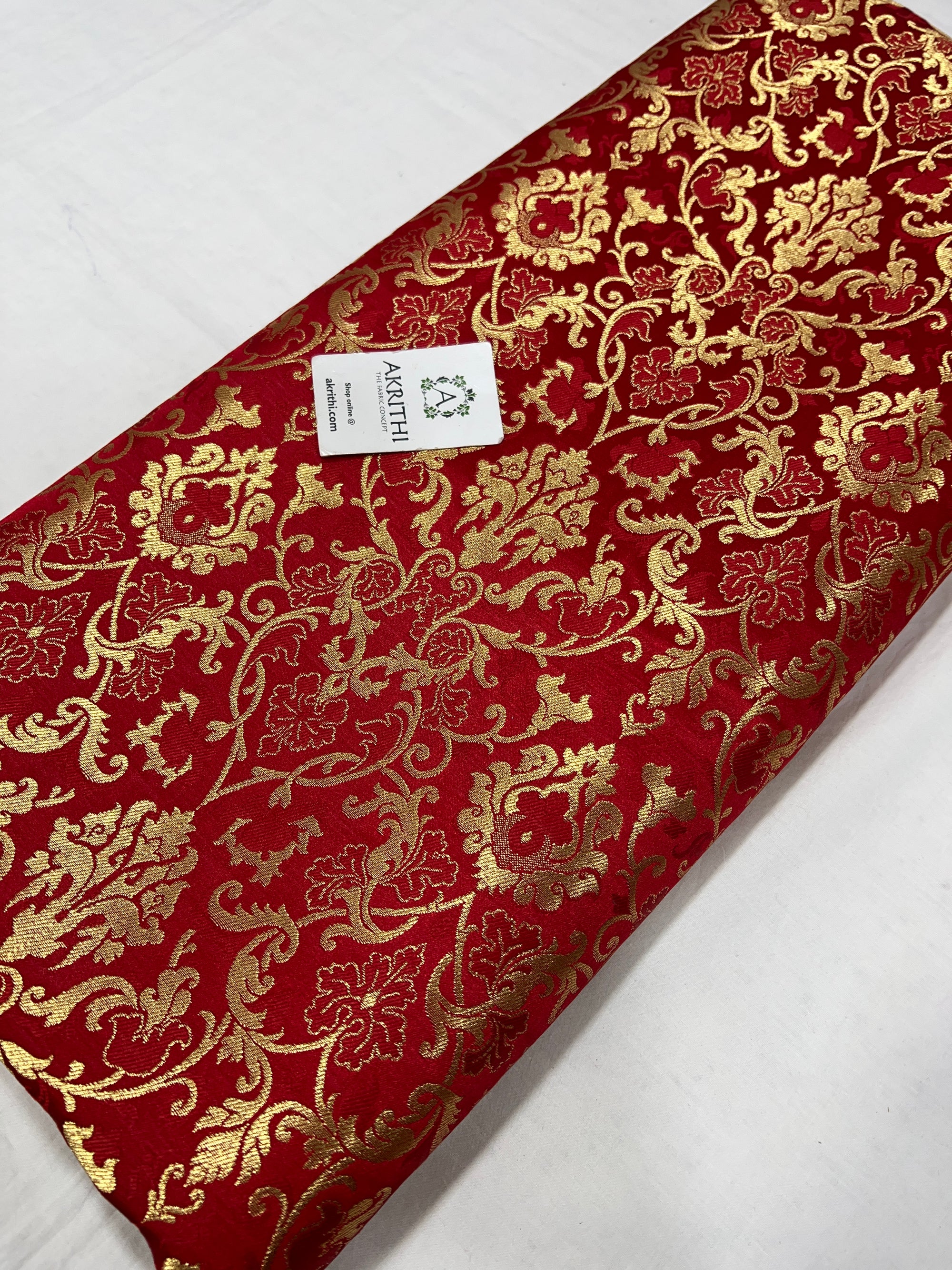 Pure Banarasi brocade fabric