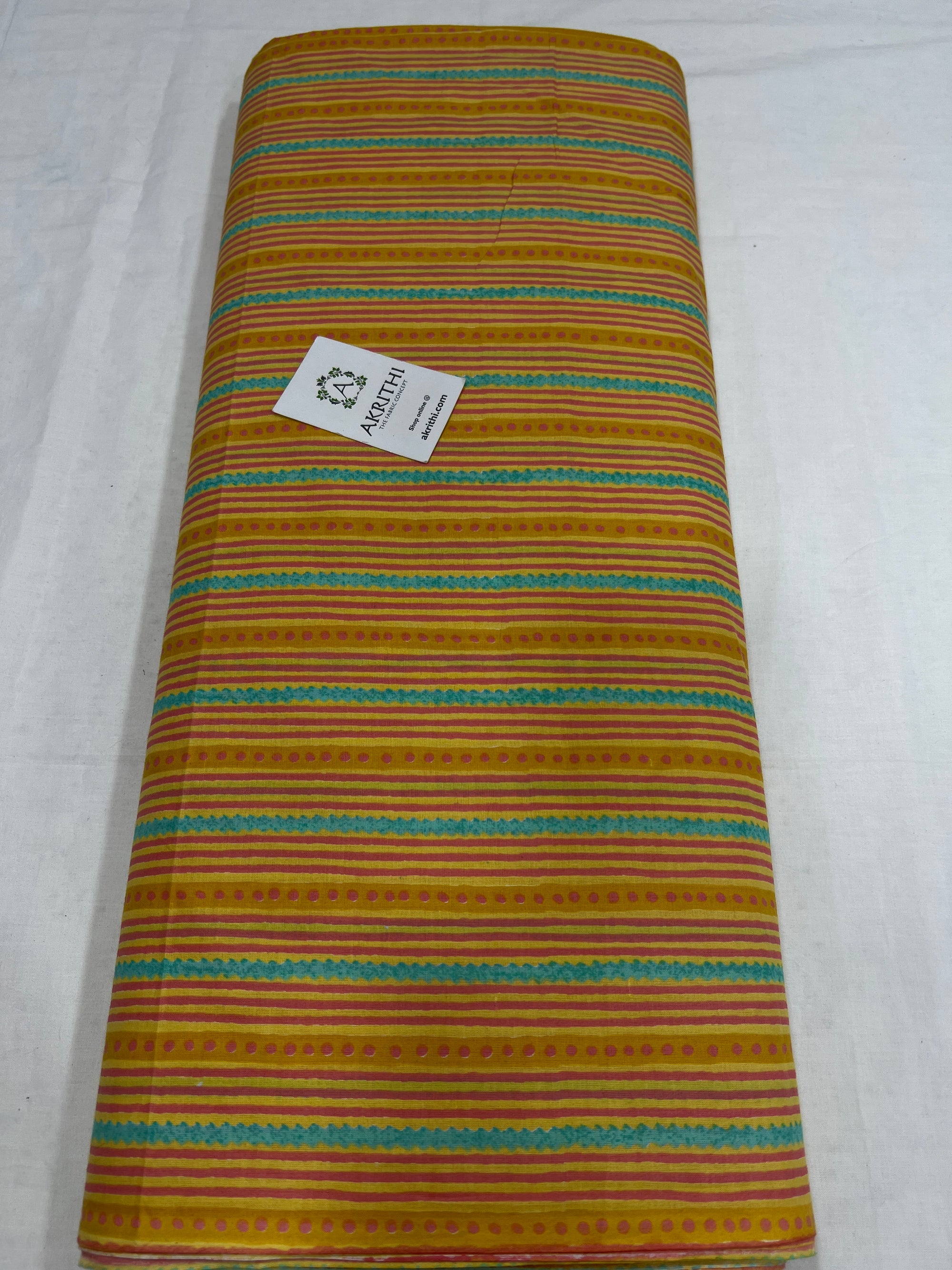 Printed pure cotton fabric