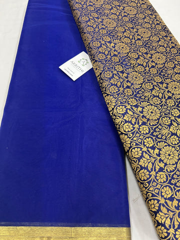 Organza saree with Banarasi blouse